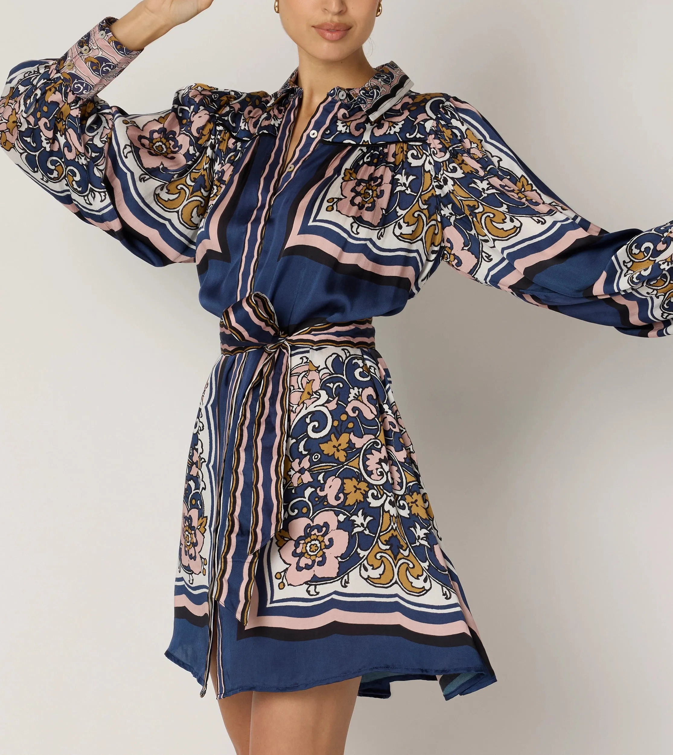 Charisma Mini Dress | Floral Anise sold by Cleobella product image thumbnail 4