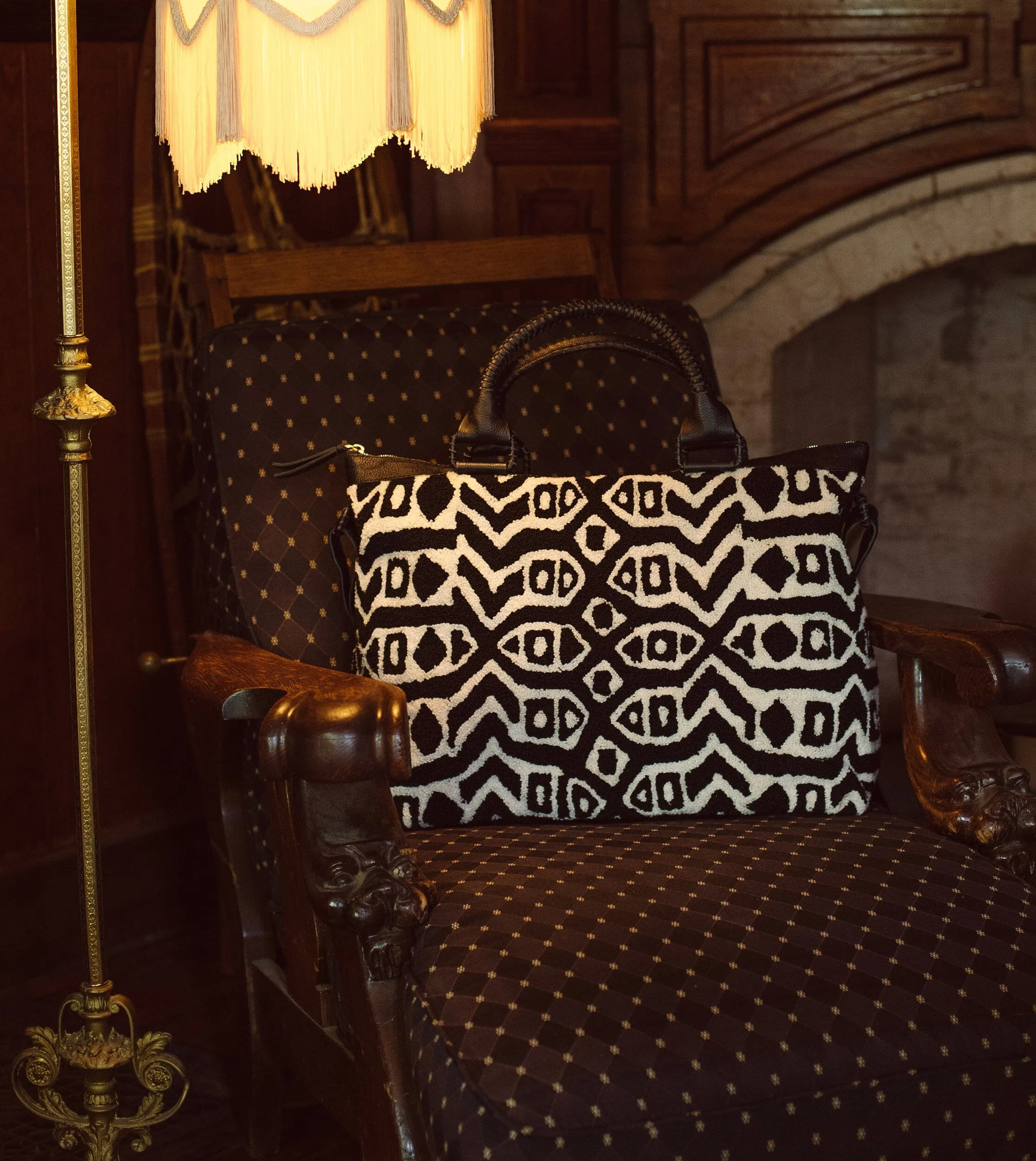 Asliah Weekender | Black sold by Cleobella product image thumbnail 4