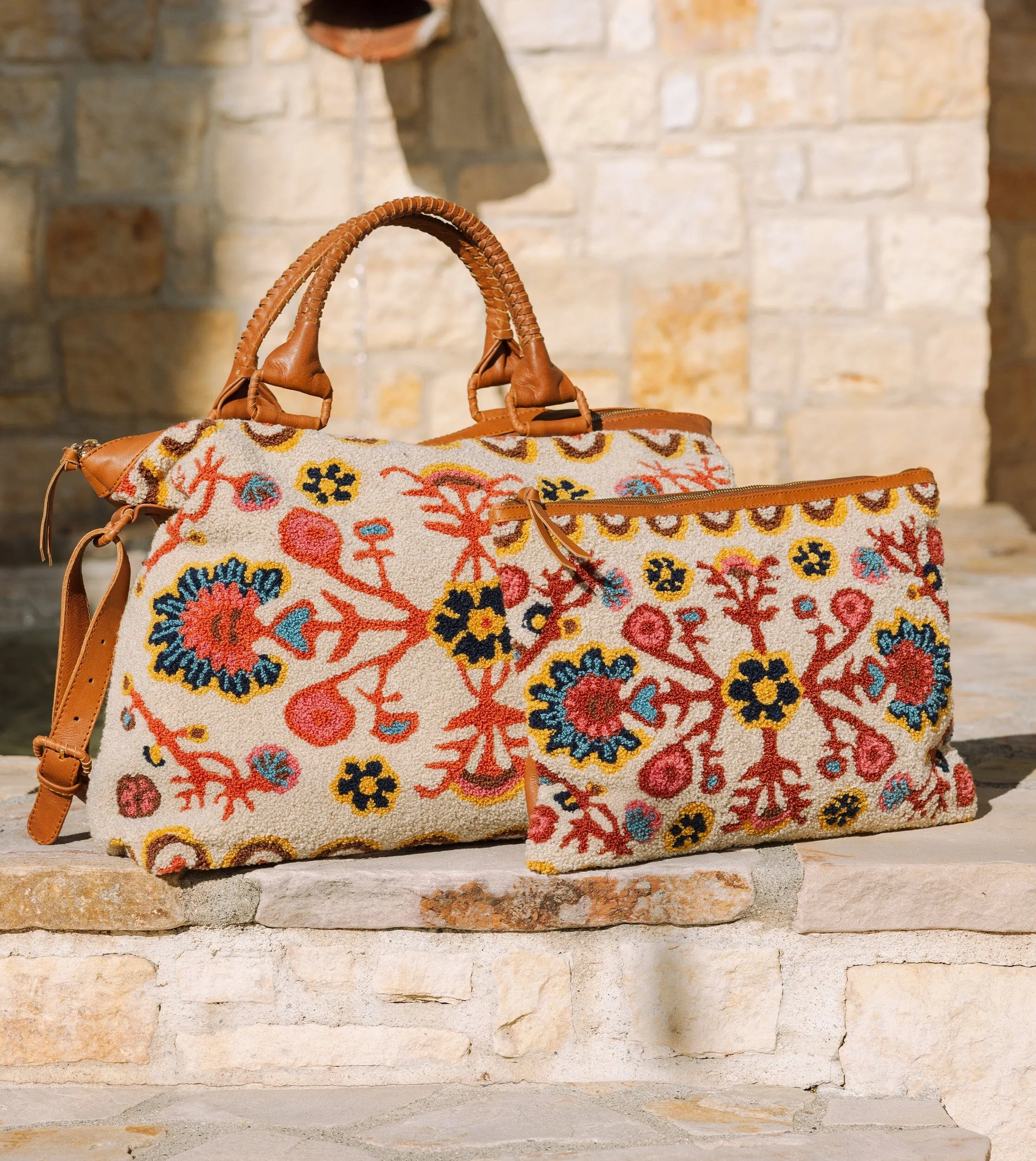 Evora Weekender | Light Evora sold by Cleobella product image thumbnail 5