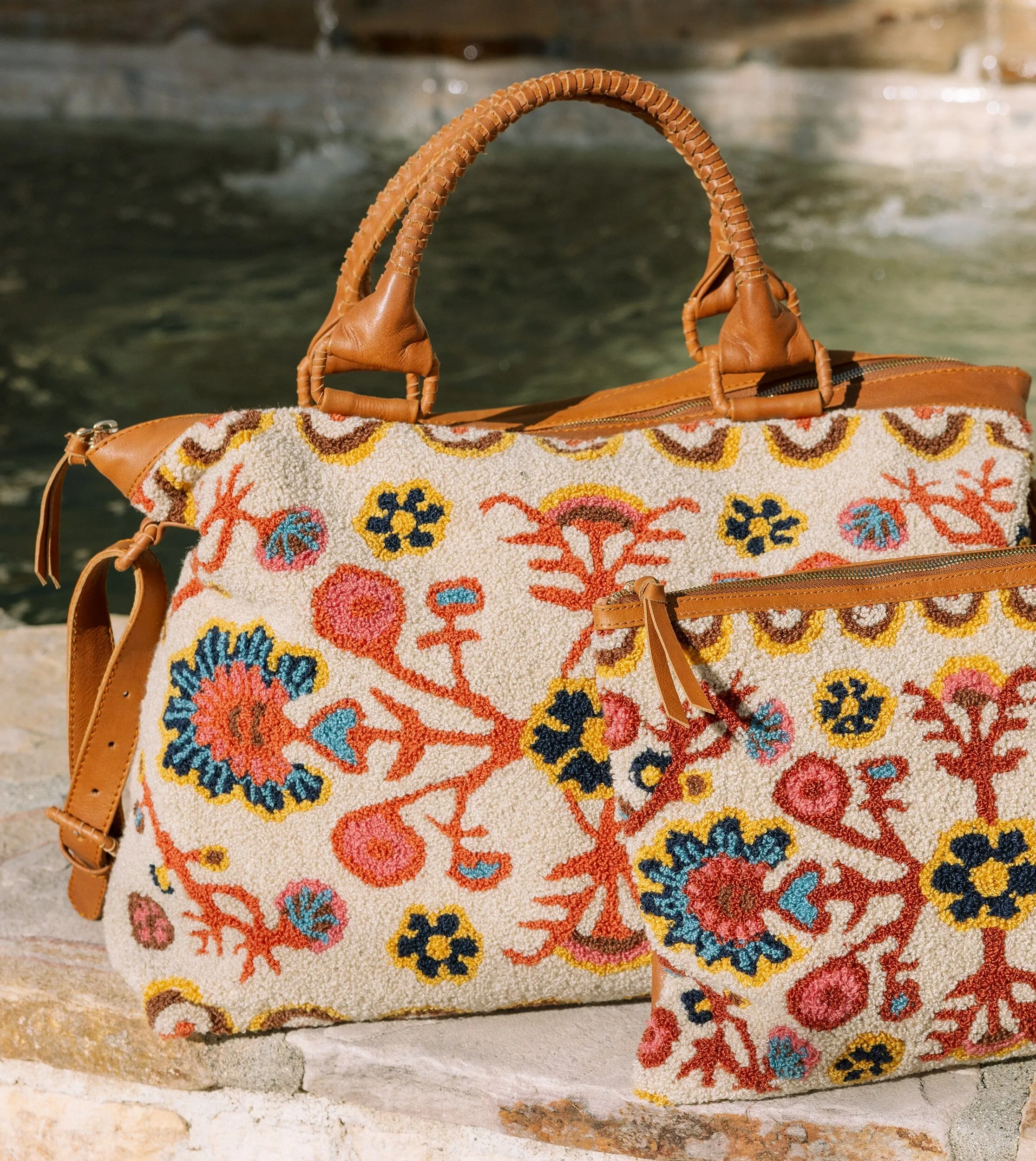 Evora Weekender | Light Evora sold by Cleobella product image thumbnail 4