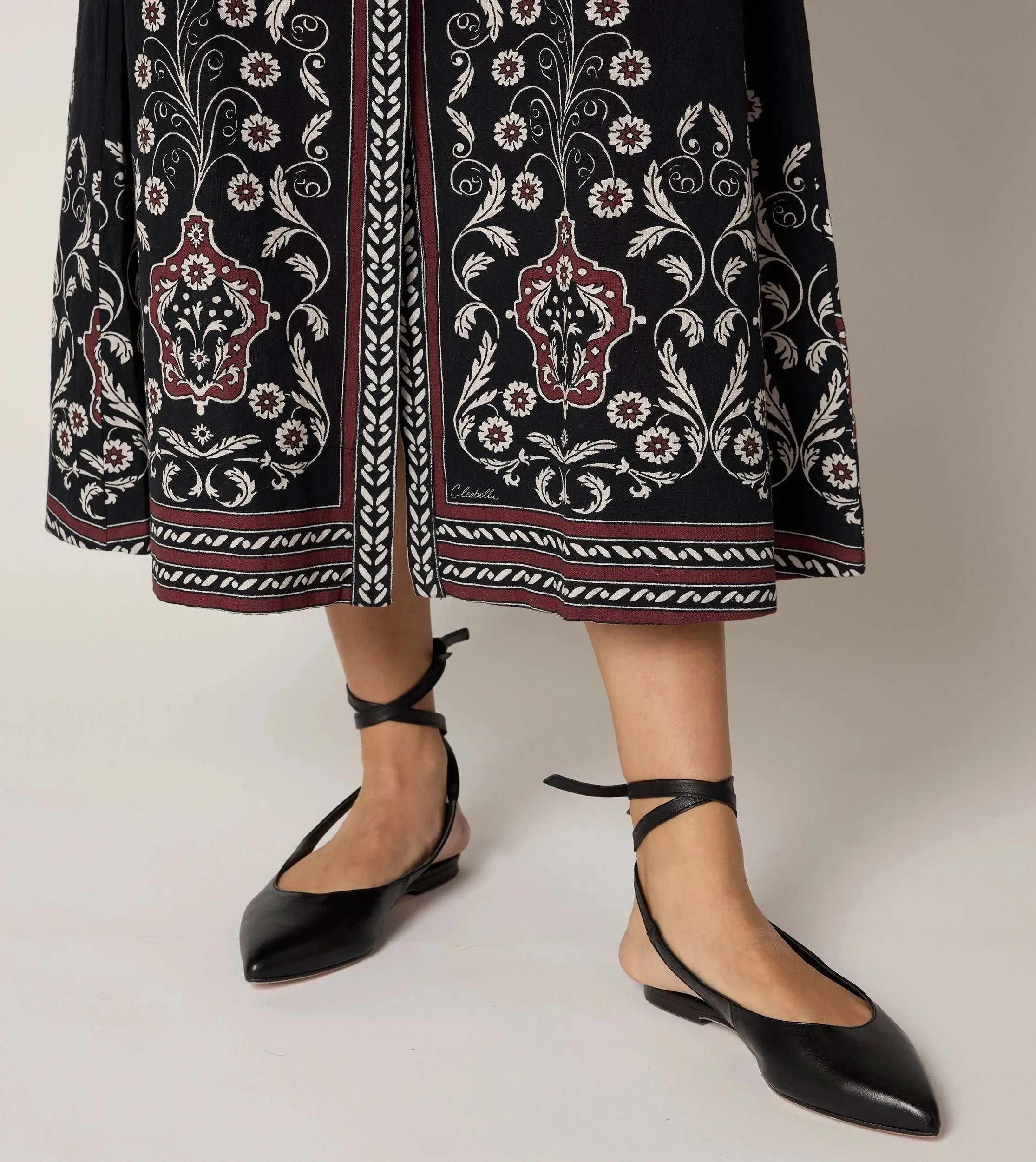 Mirela Midi Dress | Cardamon Black sold by Cleobella product image thumbnail 5