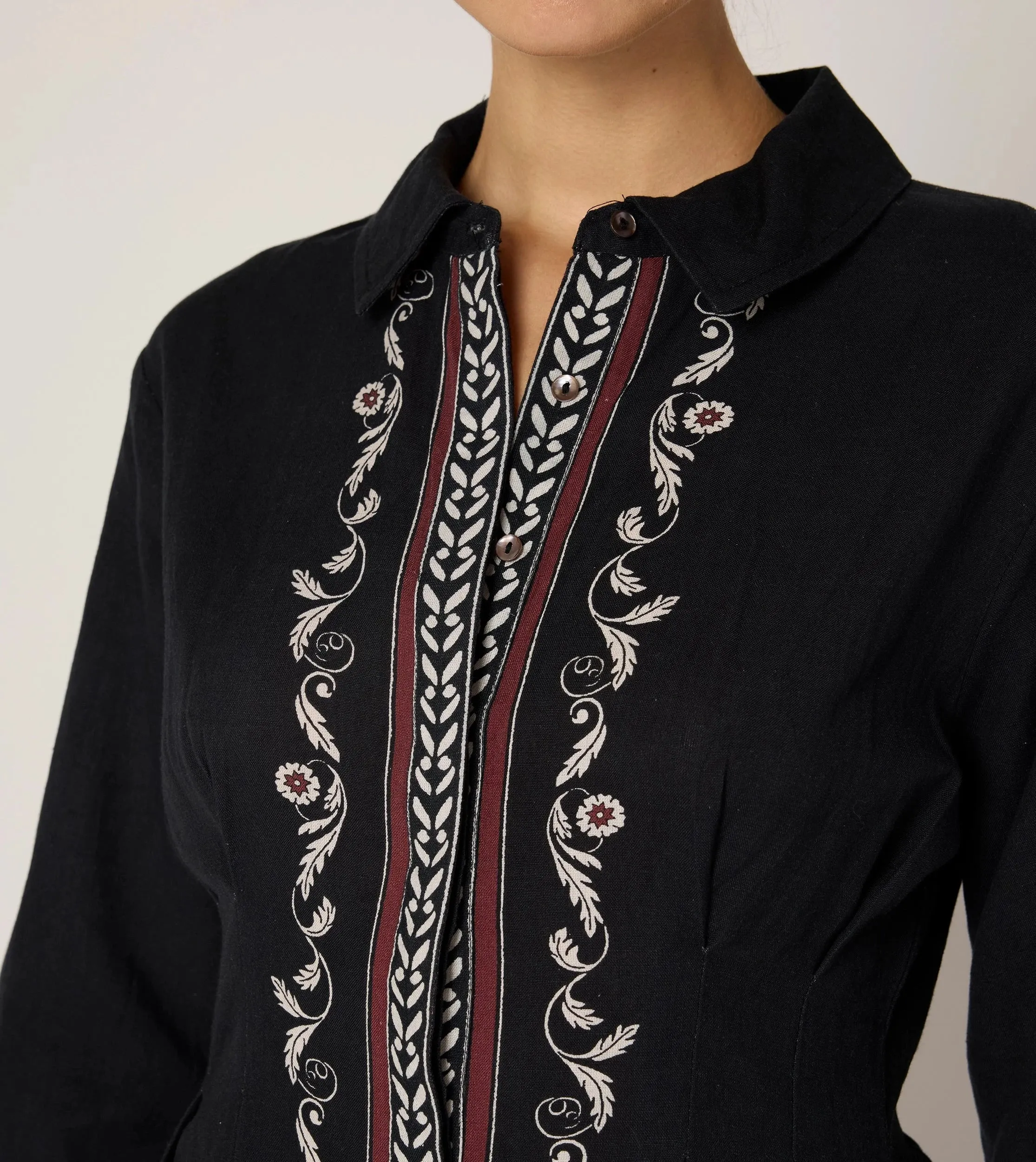 Mirela Midi Dress | Cardamon Black sold by Cleobella product image thumbnail 4