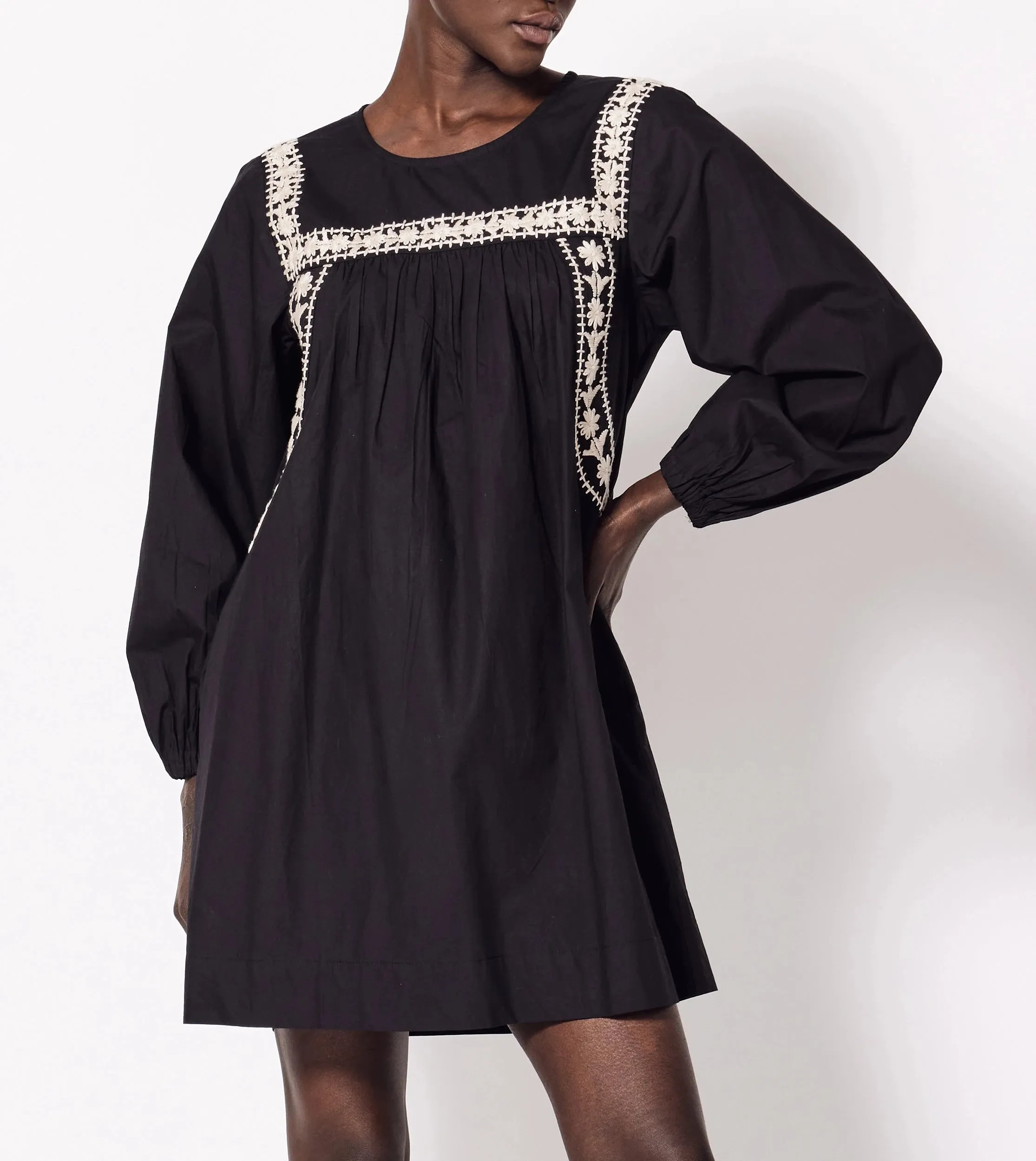 Priscilla Mini Dress | Black sold by Cleobella product image thumbnail 2