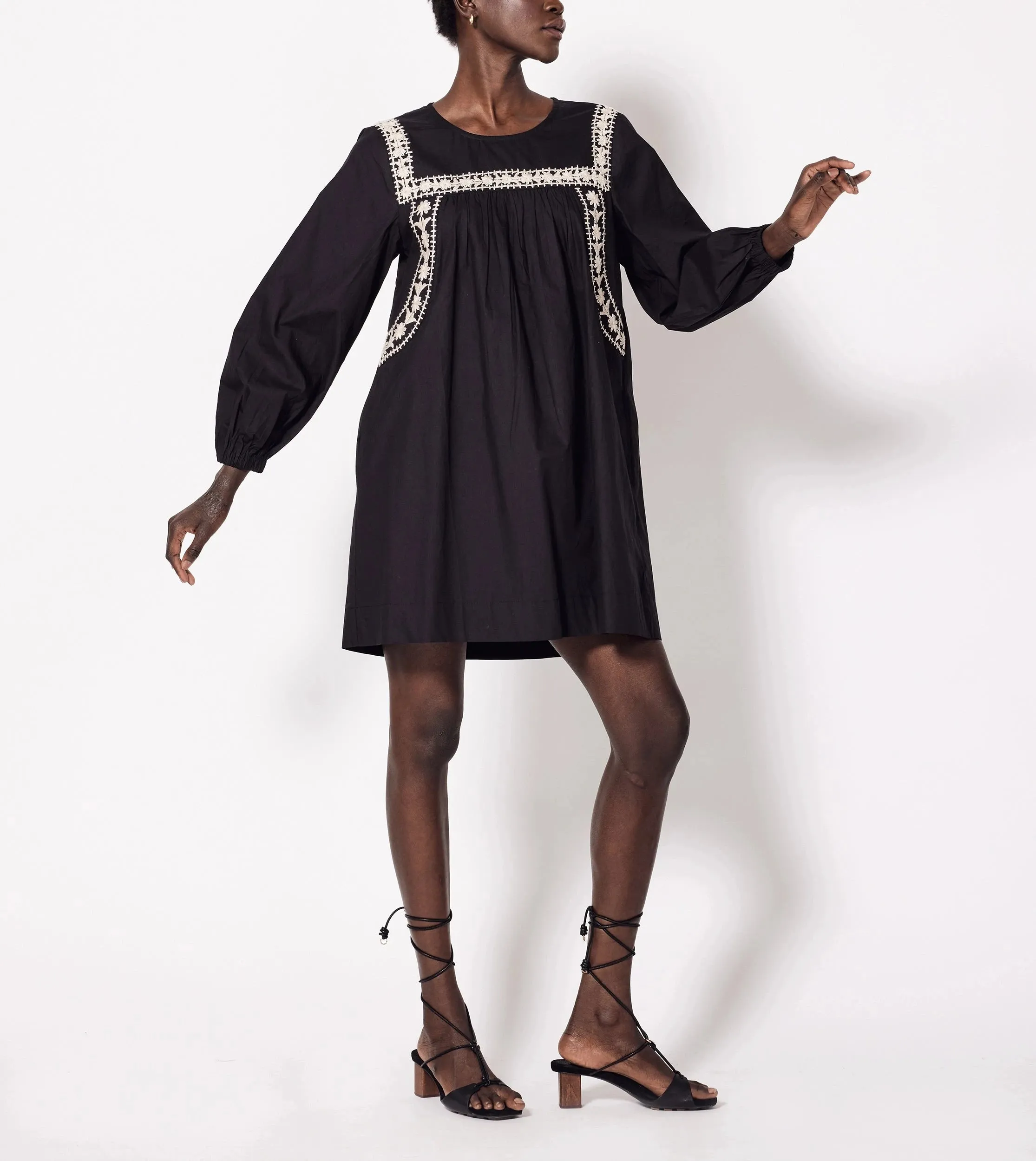 Priscilla Mini Dress | Black sold by Cleobella product image thumbnail 3