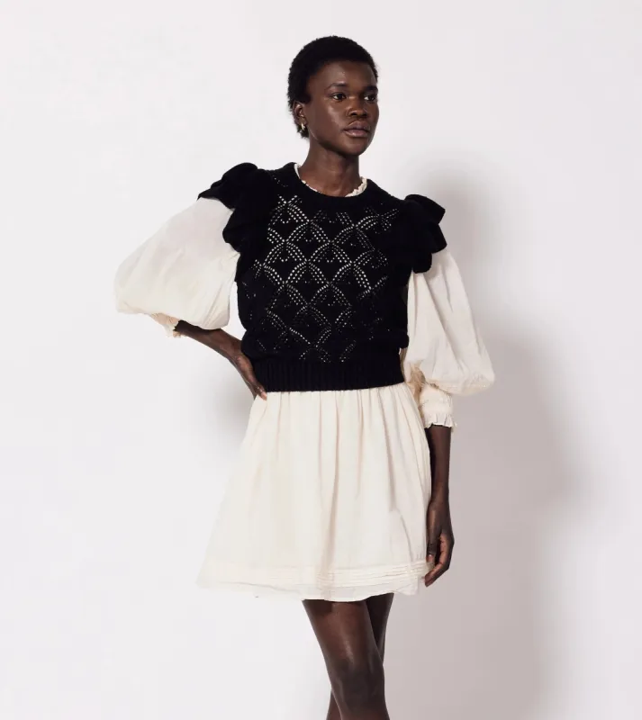 Colleen Sweater Vest | Black sold by Cleobella