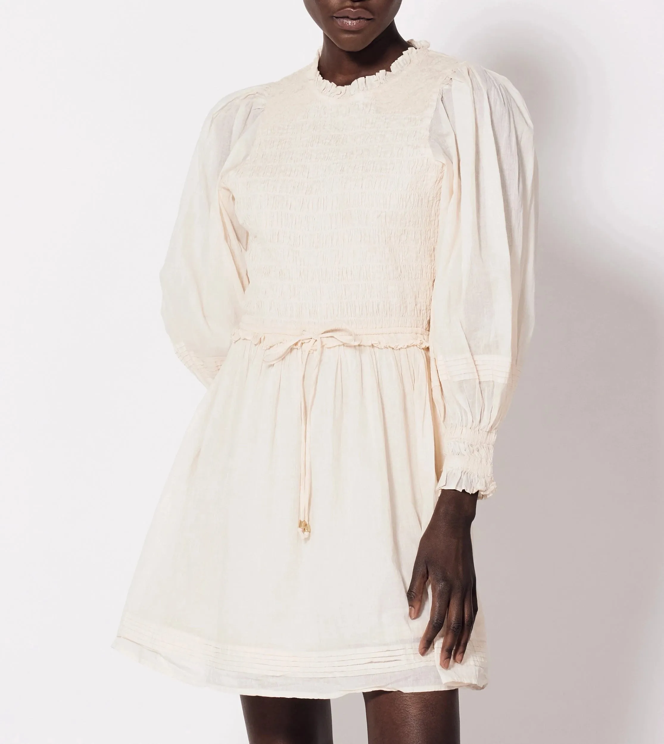 Brooke Mini Dress | Champagne sold by Cleobella product image thumbnail 3