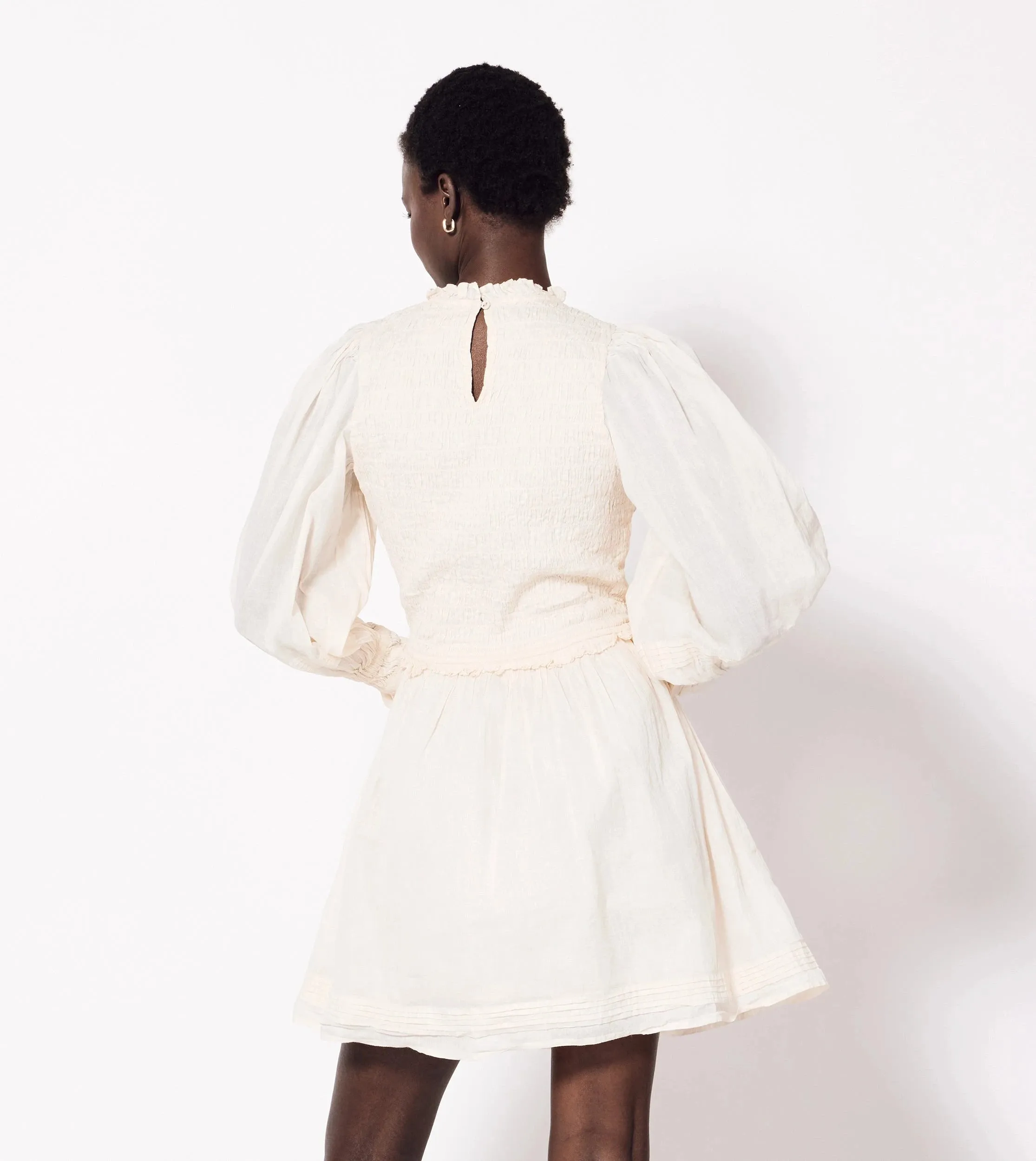 Brooke Mini Dress | Champagne sold by Cleobella product image thumbnail 2
