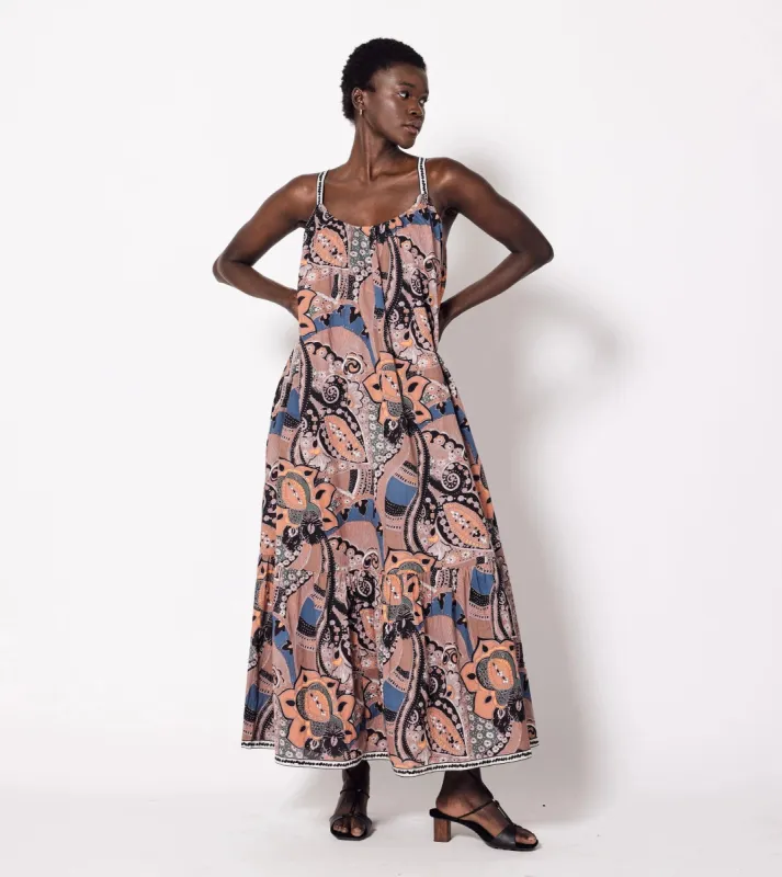 Pia Ankle Dress | Mirage sold by Cleobella