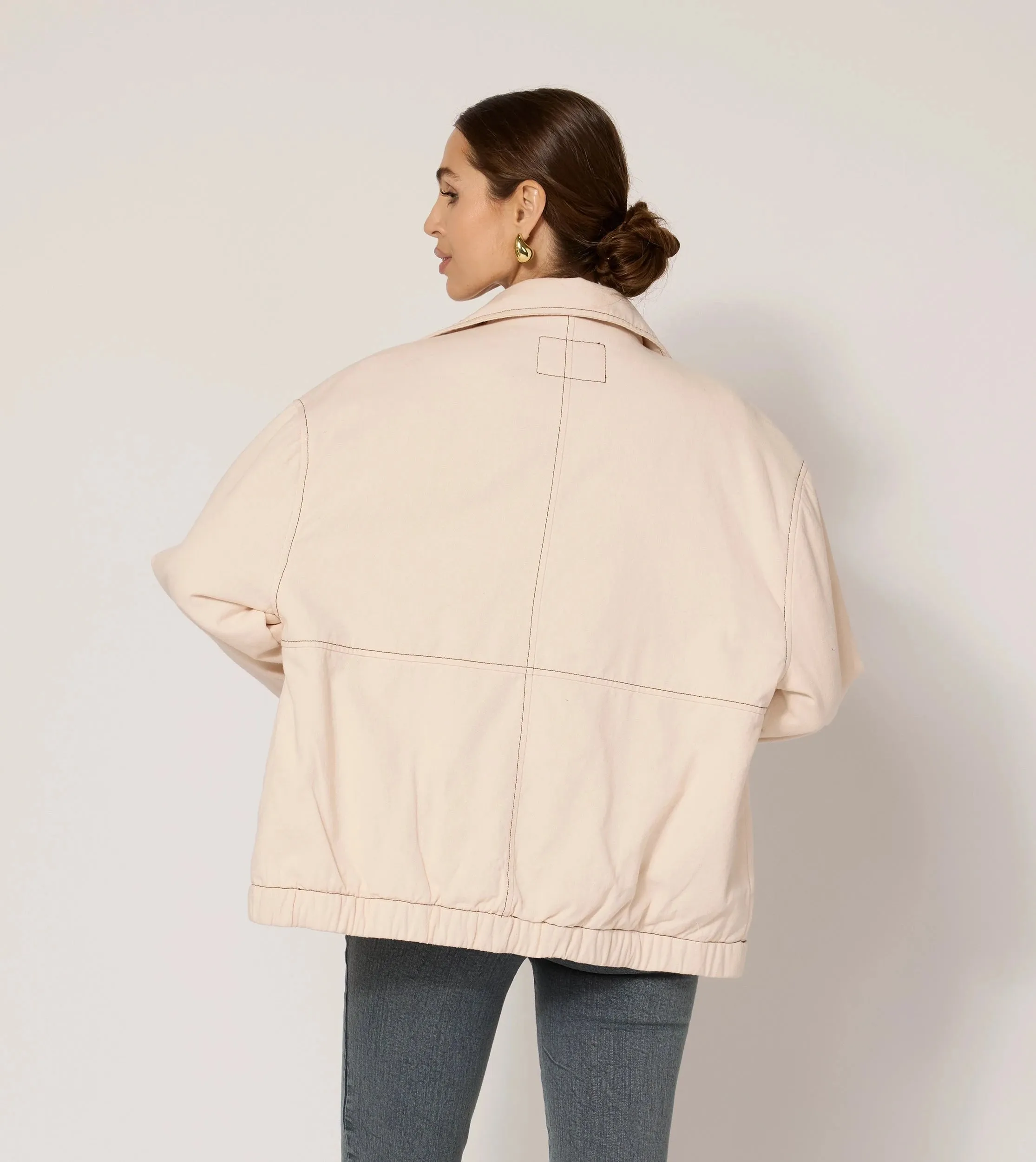 Greyson Jacket | Ivory sold by Cleobella product image thumbnail 2