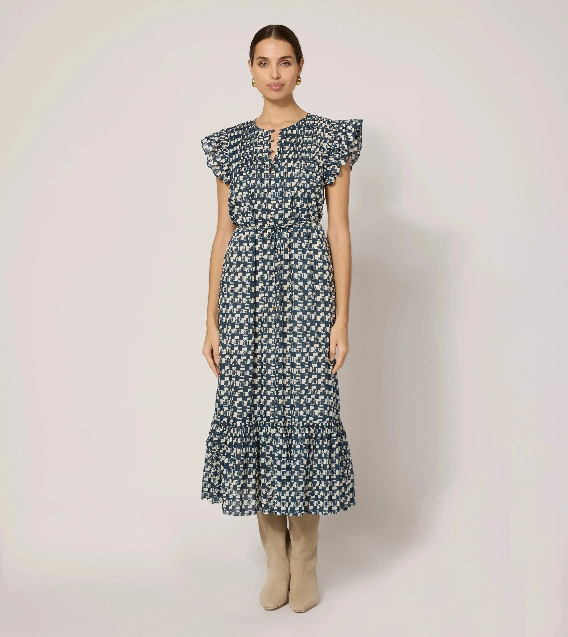 Makenna Ankle Dress | Biarritz sold by Cleobella