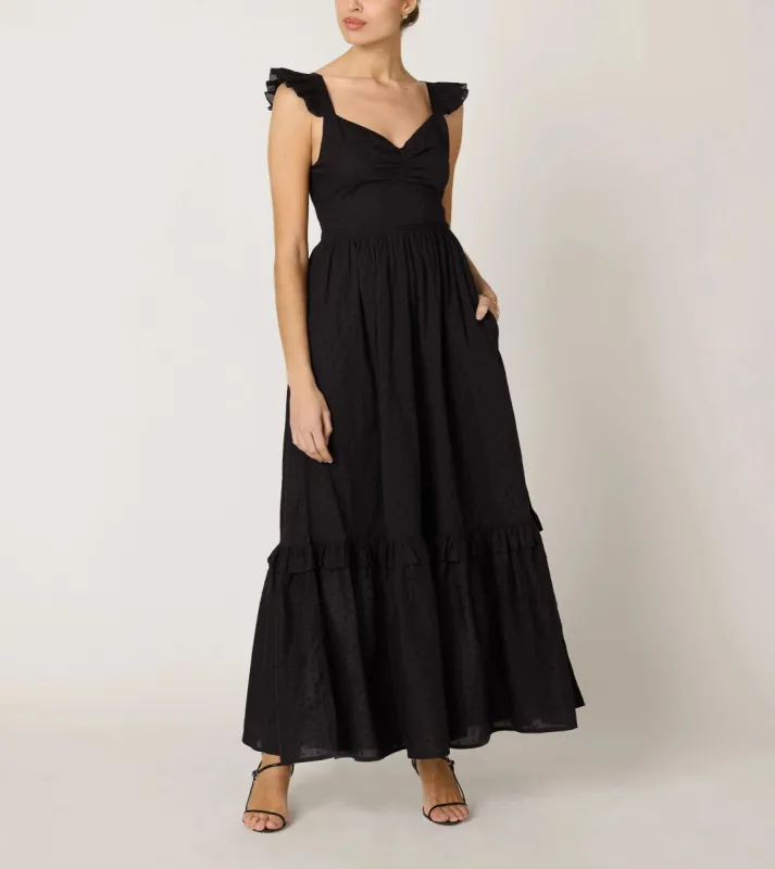 Nica Maxi Dress | Black sold by Cleobella