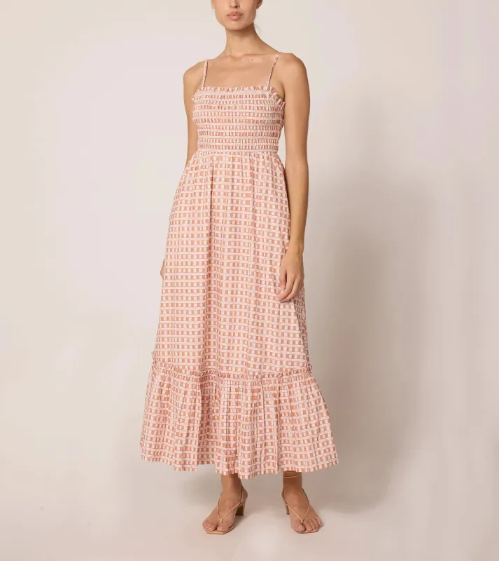 Magnolia Ankle Dress | Bellini Plaid sold by Cleobella
