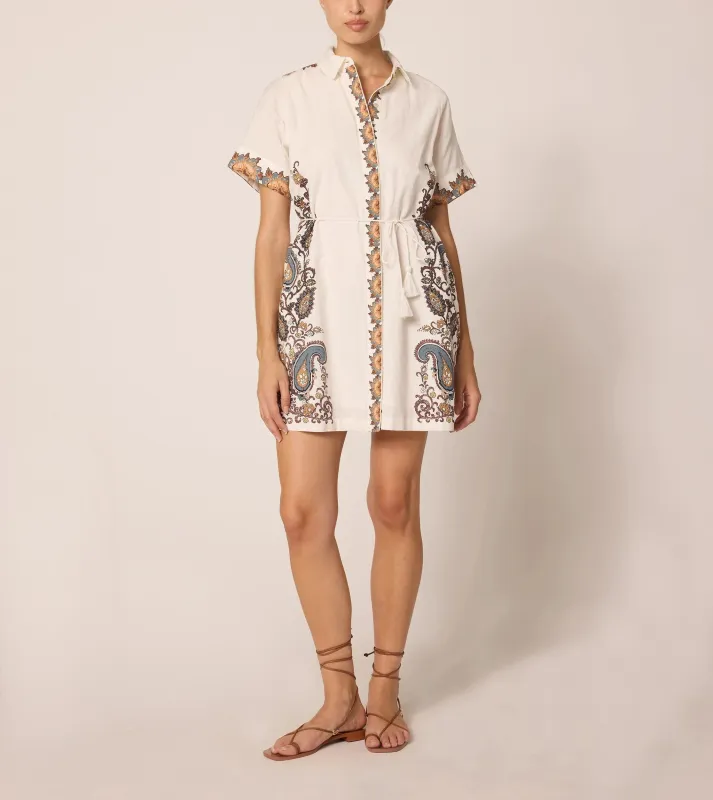 Anahita Mini Dress | Veneto Paisley sold by Cleobella