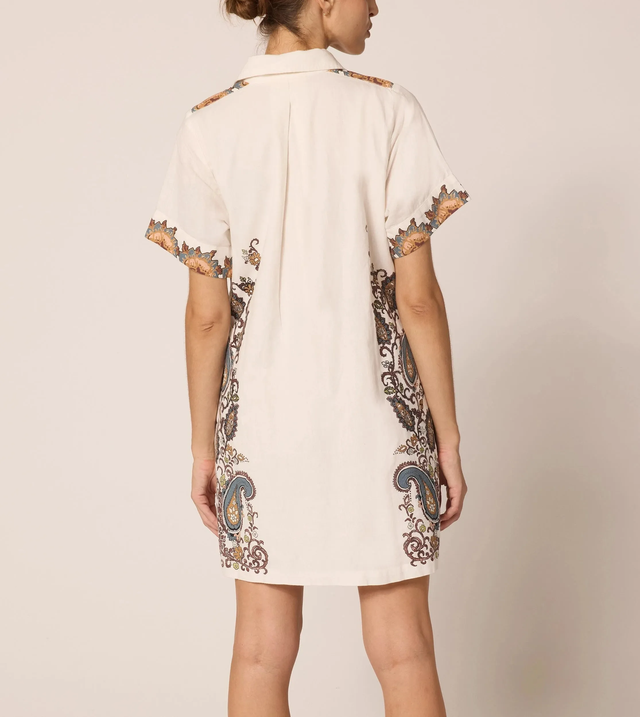 Anahita Mini Dress | Veneto Paisley sold by Cleobella product image thumbnail 5