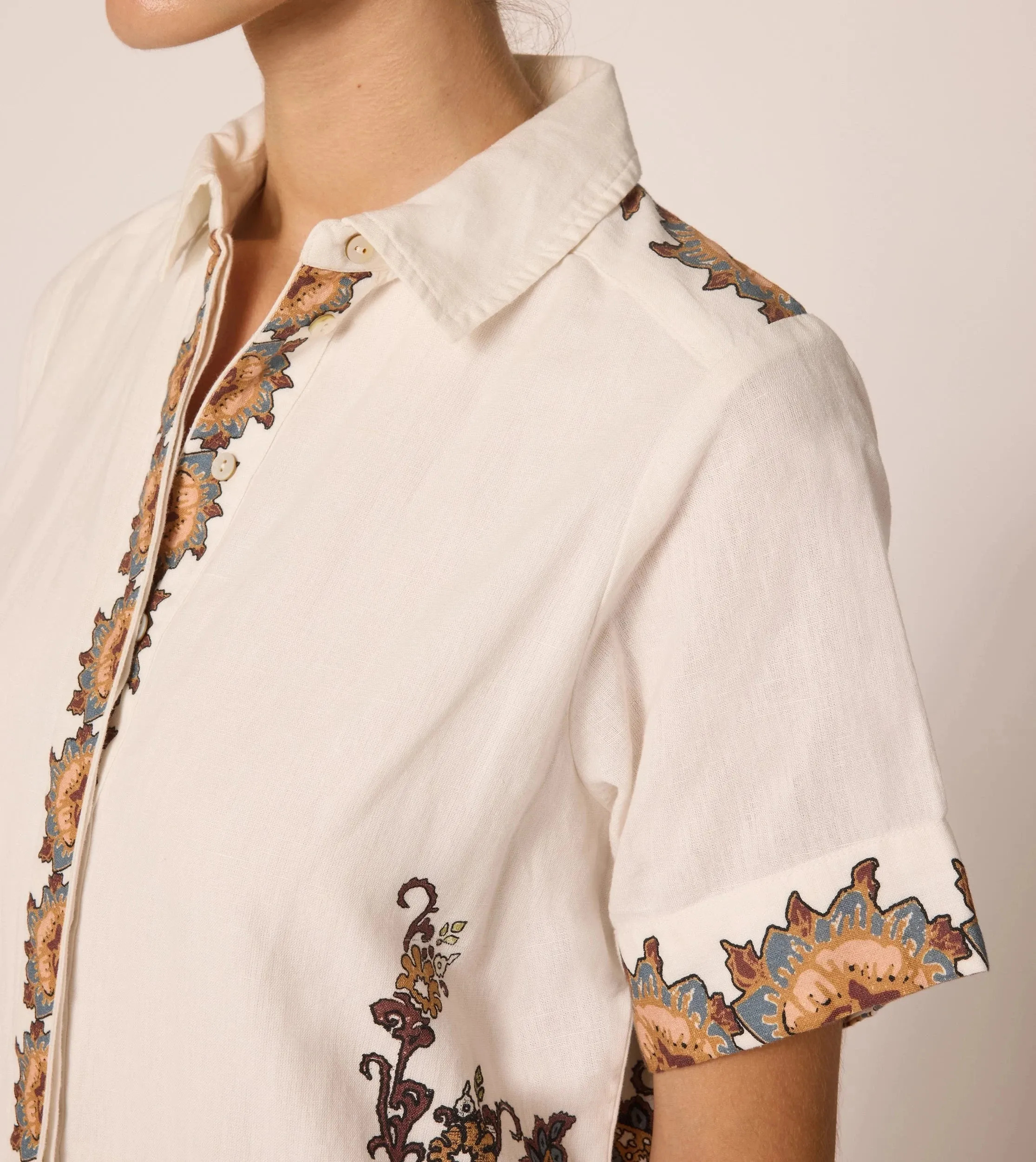 Anahita Mini Dress | Veneto Paisley sold by Cleobella product image thumbnail 3