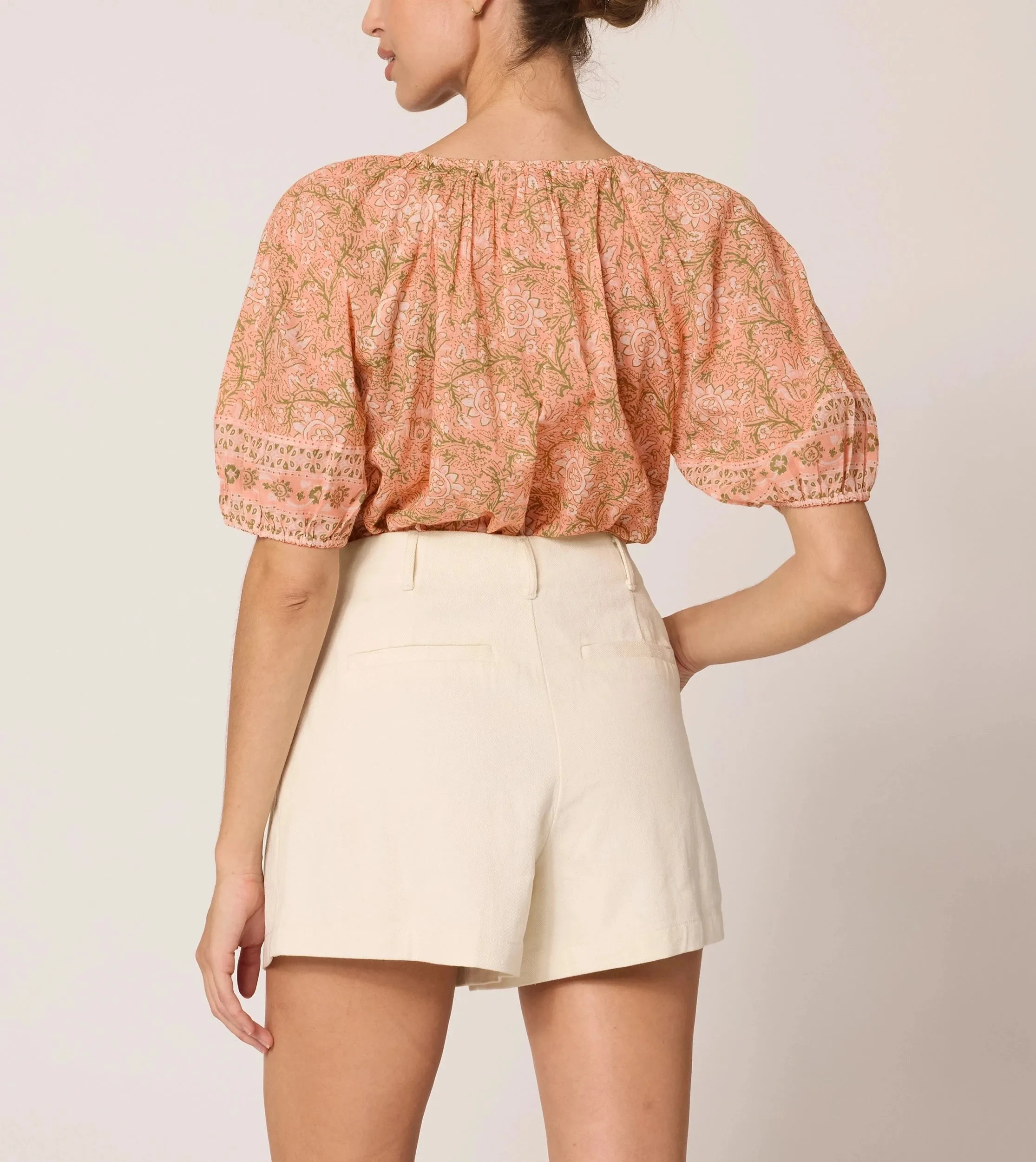 Johana Blouse | Cecil Blush sold by Cleobella product image thumbnail 5