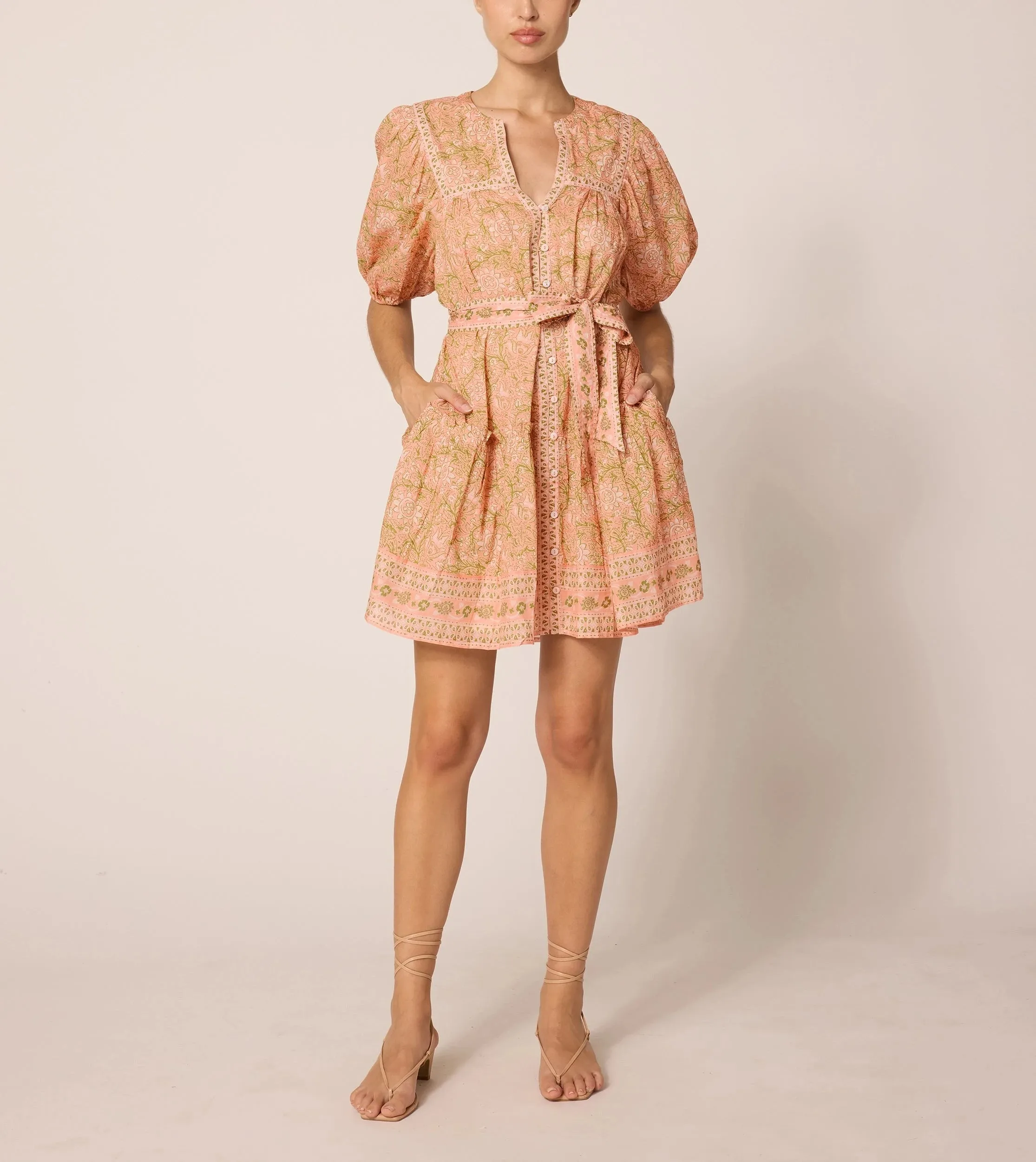 Calista Mini Dress | Cecil Blush sold by Cleobella