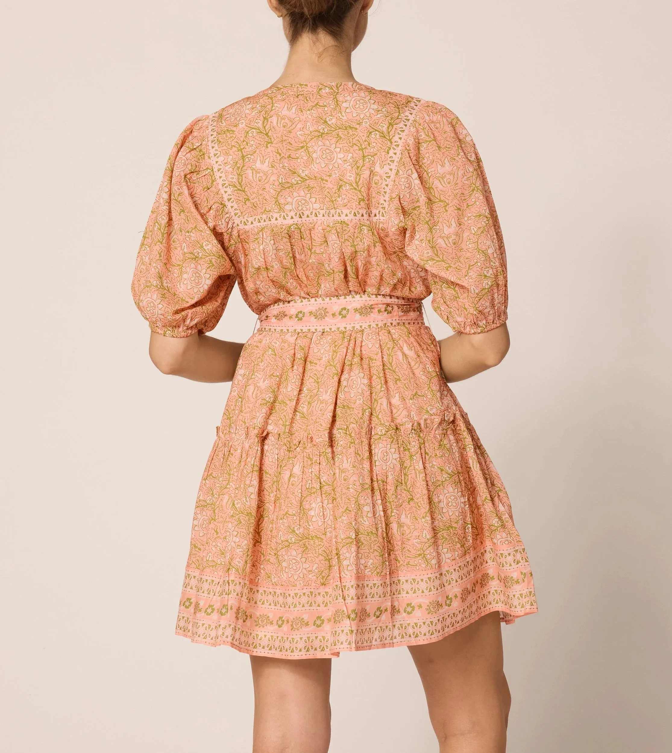 Calista Mini Dress | Cecil Blush sold by Cleobella product image thumbnail 3