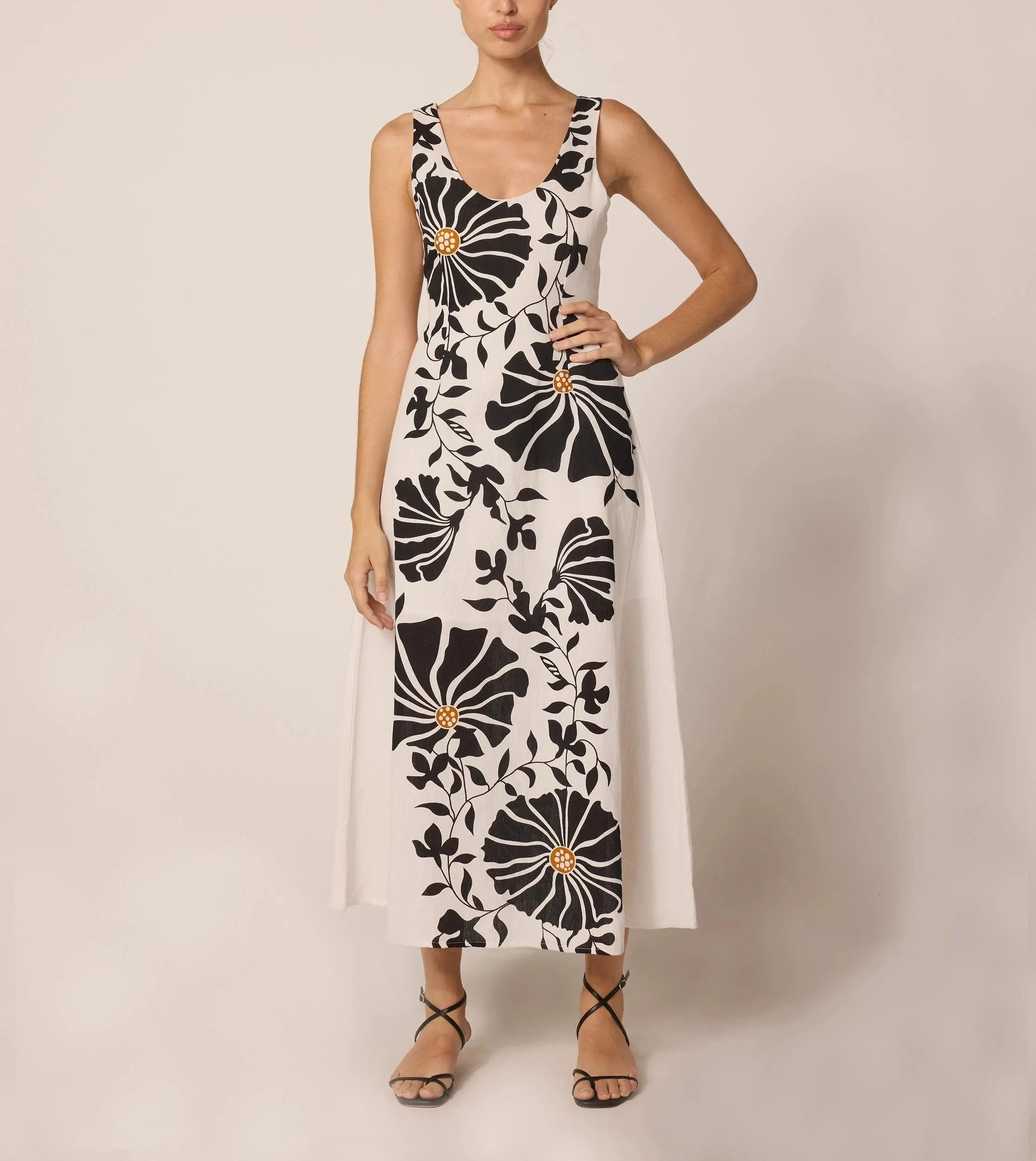 Rosalinda Ankle Dress | Atropa sold by Cleobella