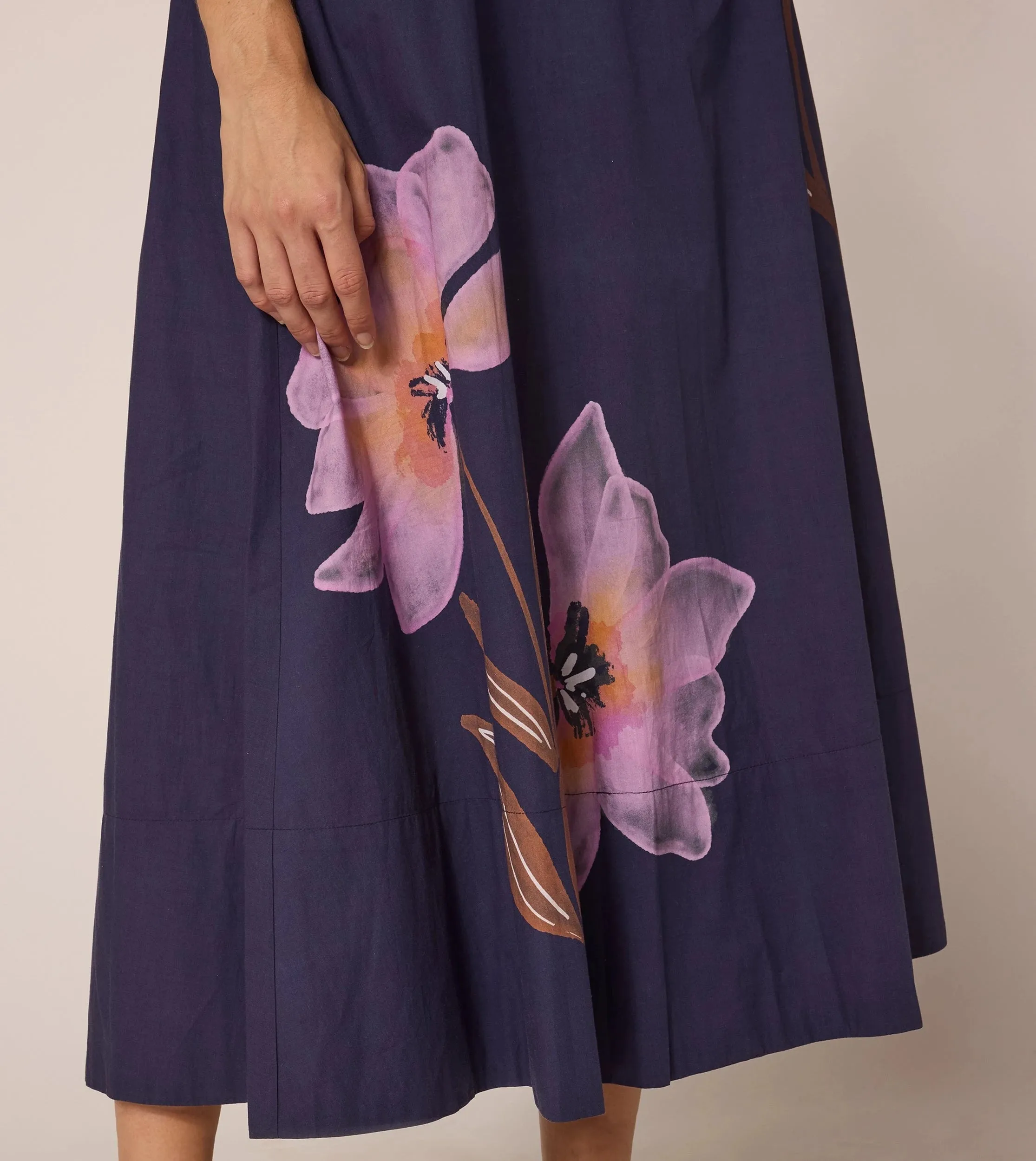 Riley Ankle Dress | Moresco Navy sold by Cleobella product image thumbnail 3