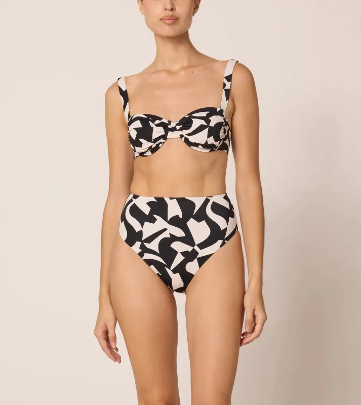 Kimber Bottom | Osaria Black/White sold by Cleobella