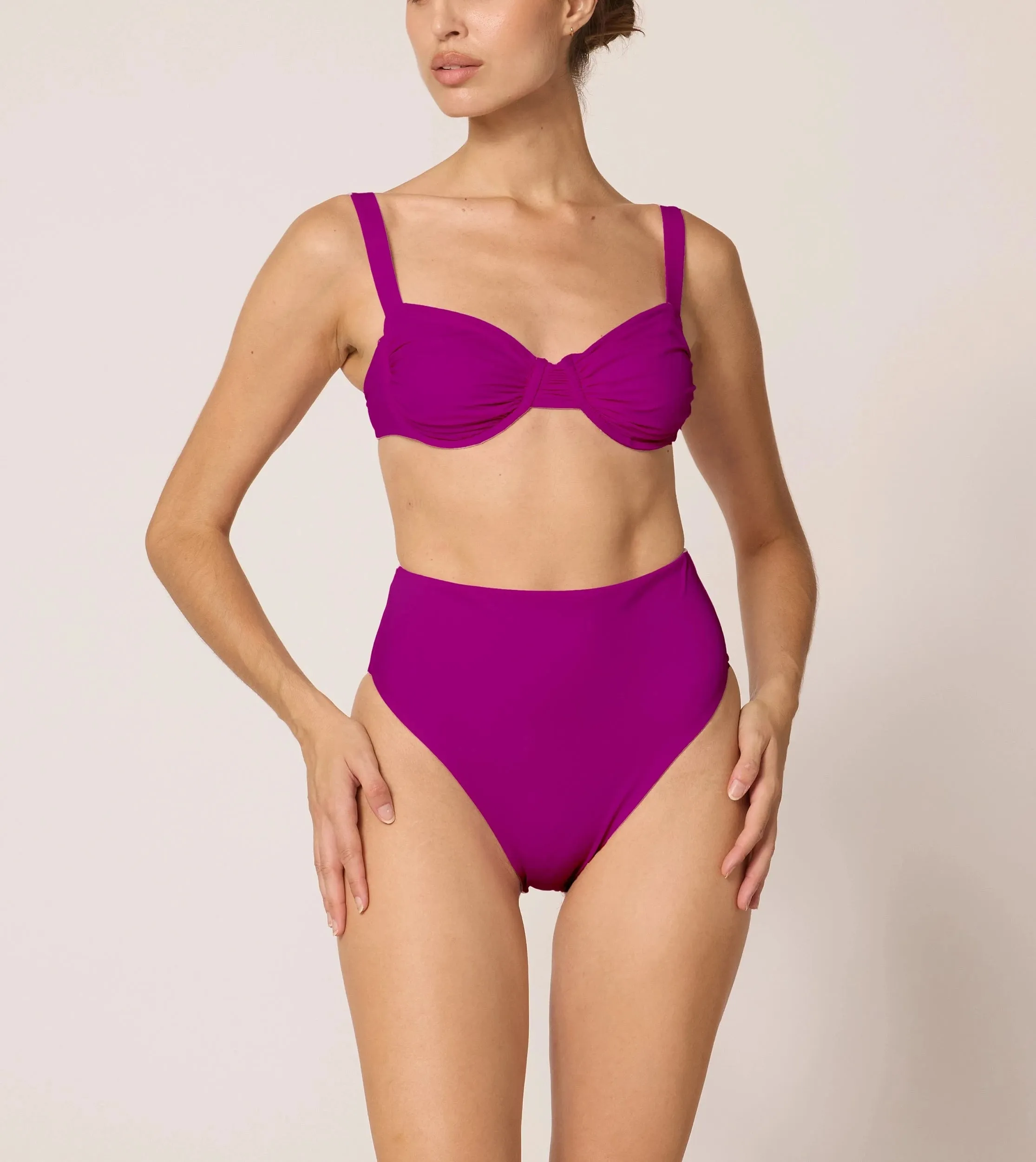 Beckett Top | Deep Orchid sold by Cleobella