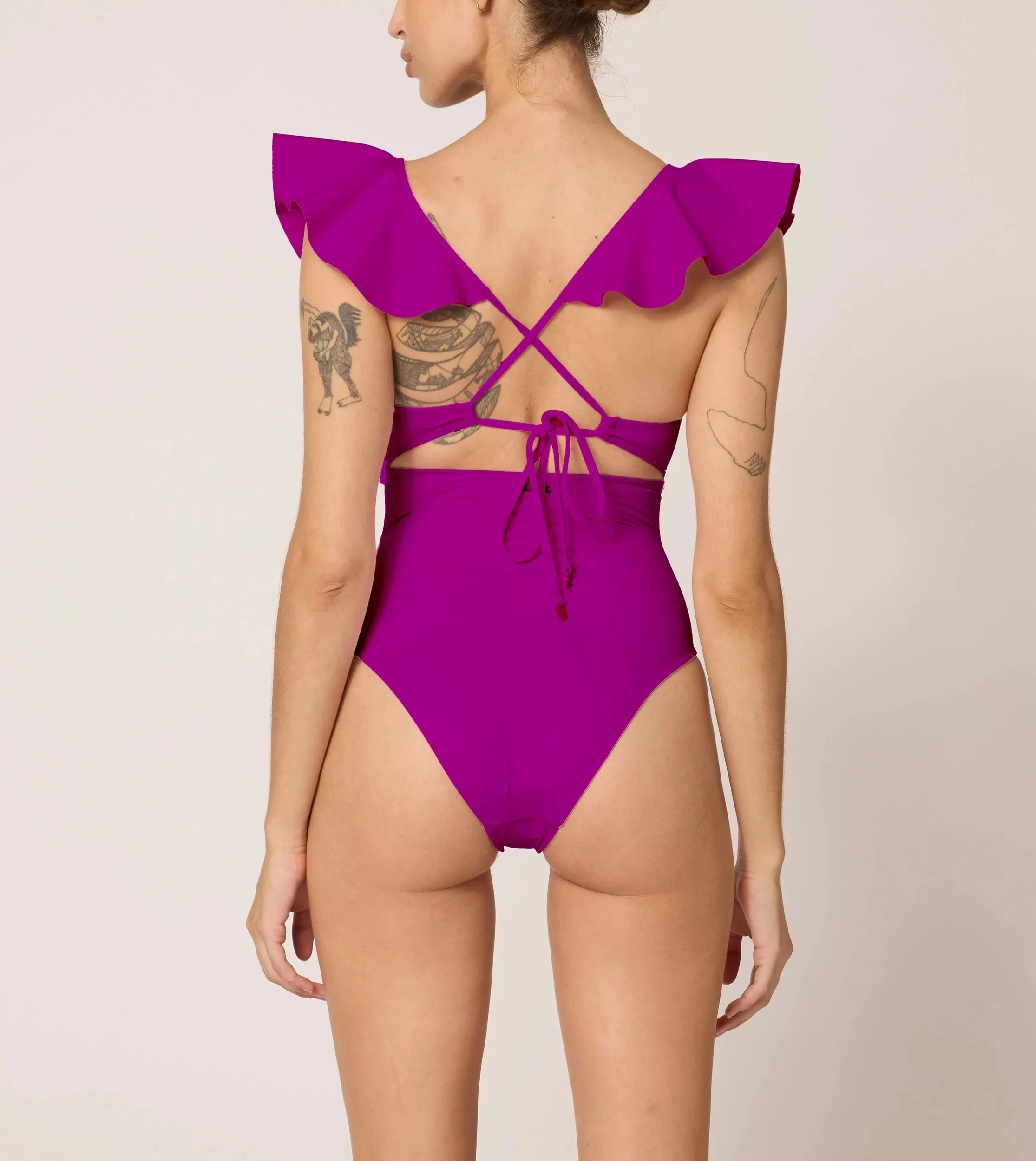 Harlow One Piece | Deep Orchid sold by Cleobella product image thumbnail 3