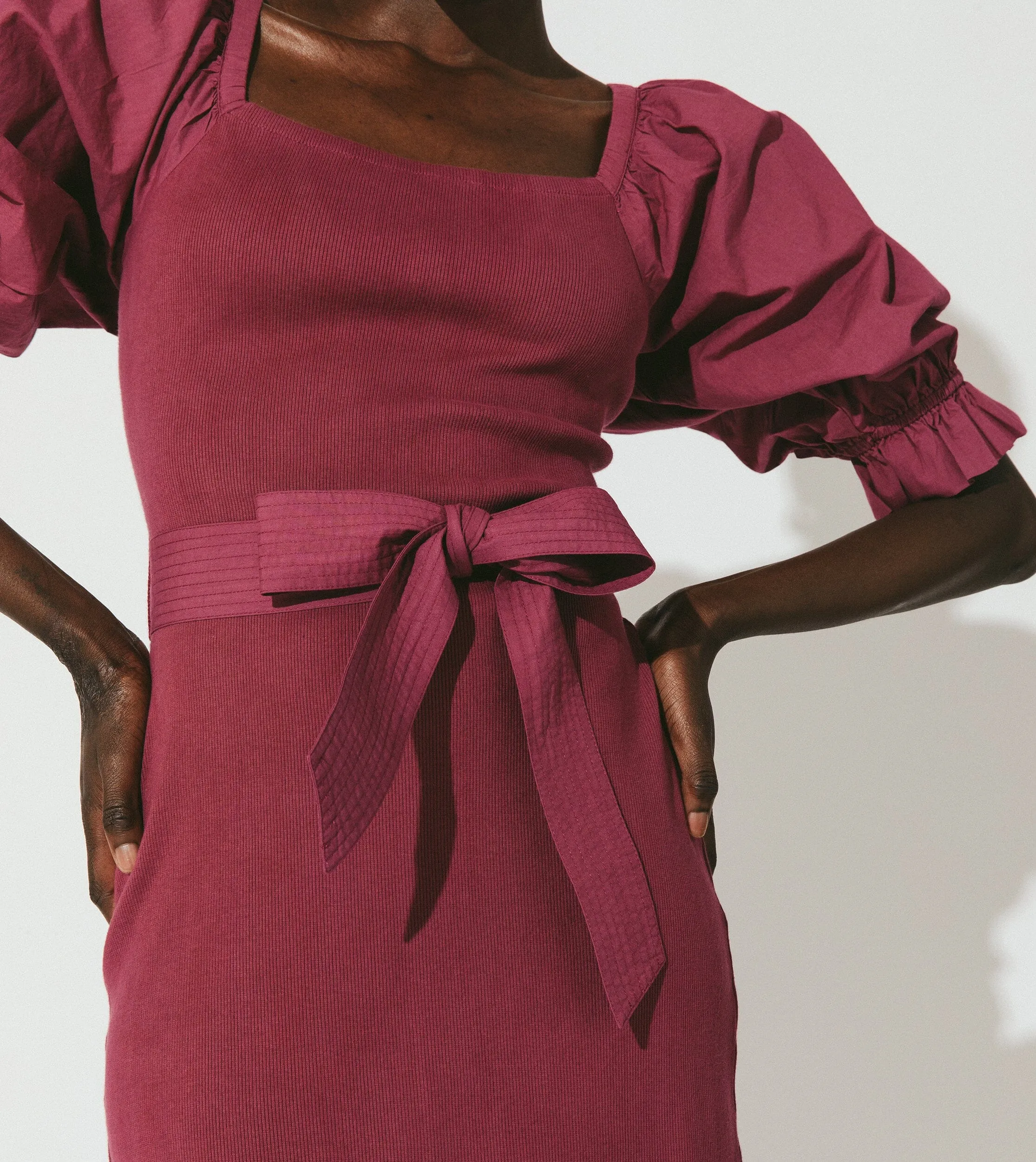 Mai Midi Dress | Plum sold by Cleobella product image thumbnail 5