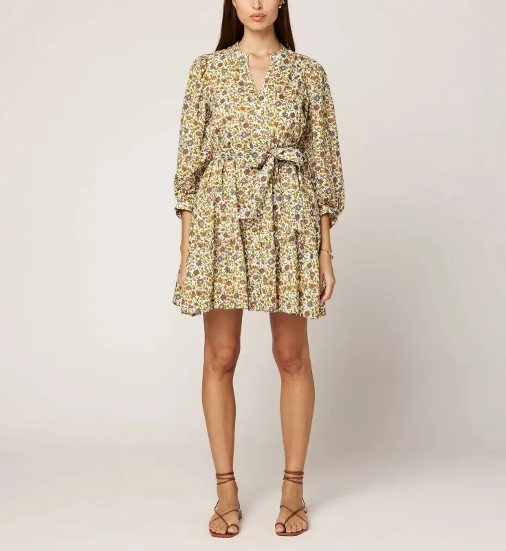 Delilah Mini Dress | Viti Flora sold by Cleobella