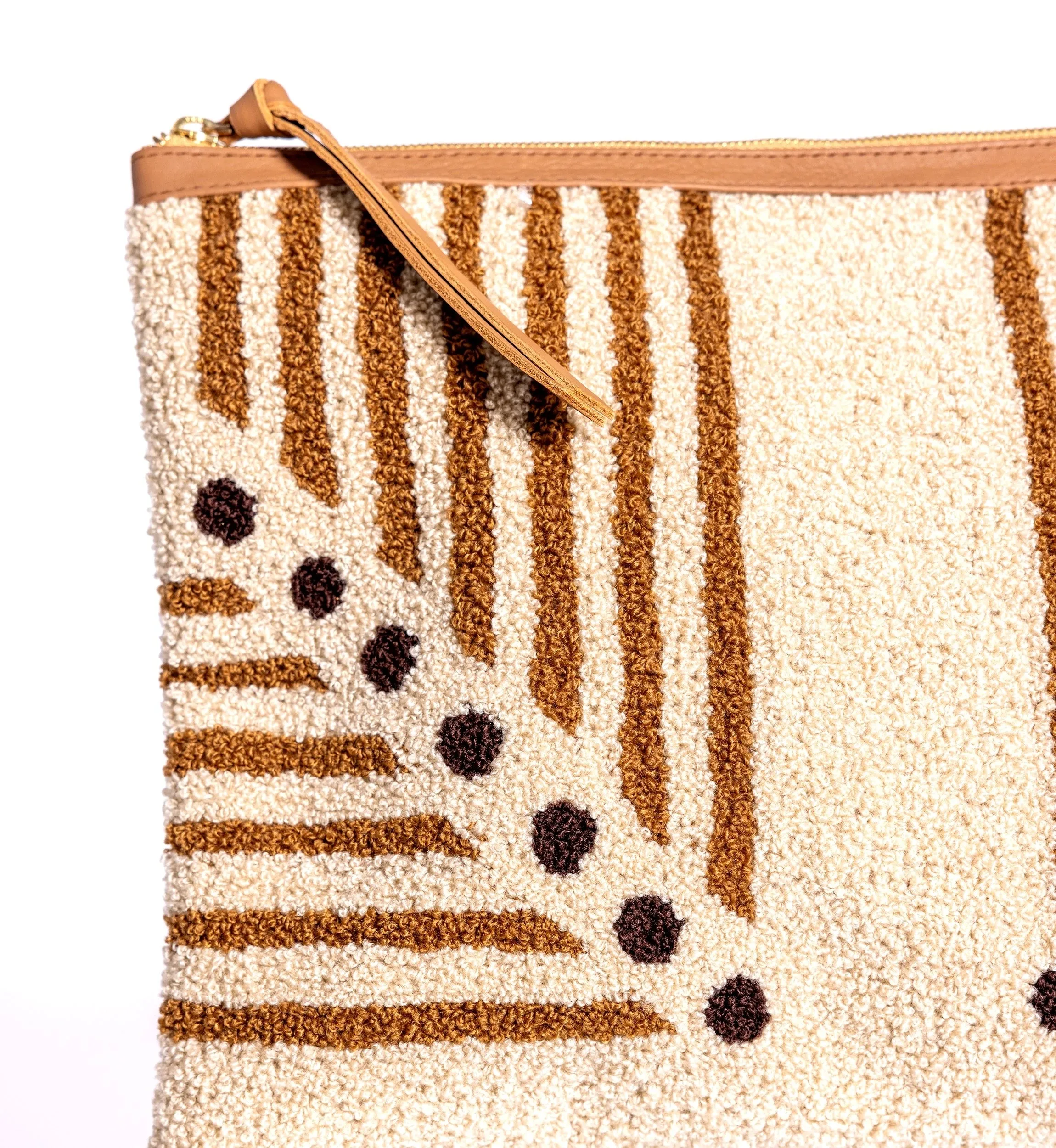 Lusso Stripe Clutch sold by Cleobella product image thumbnail 3