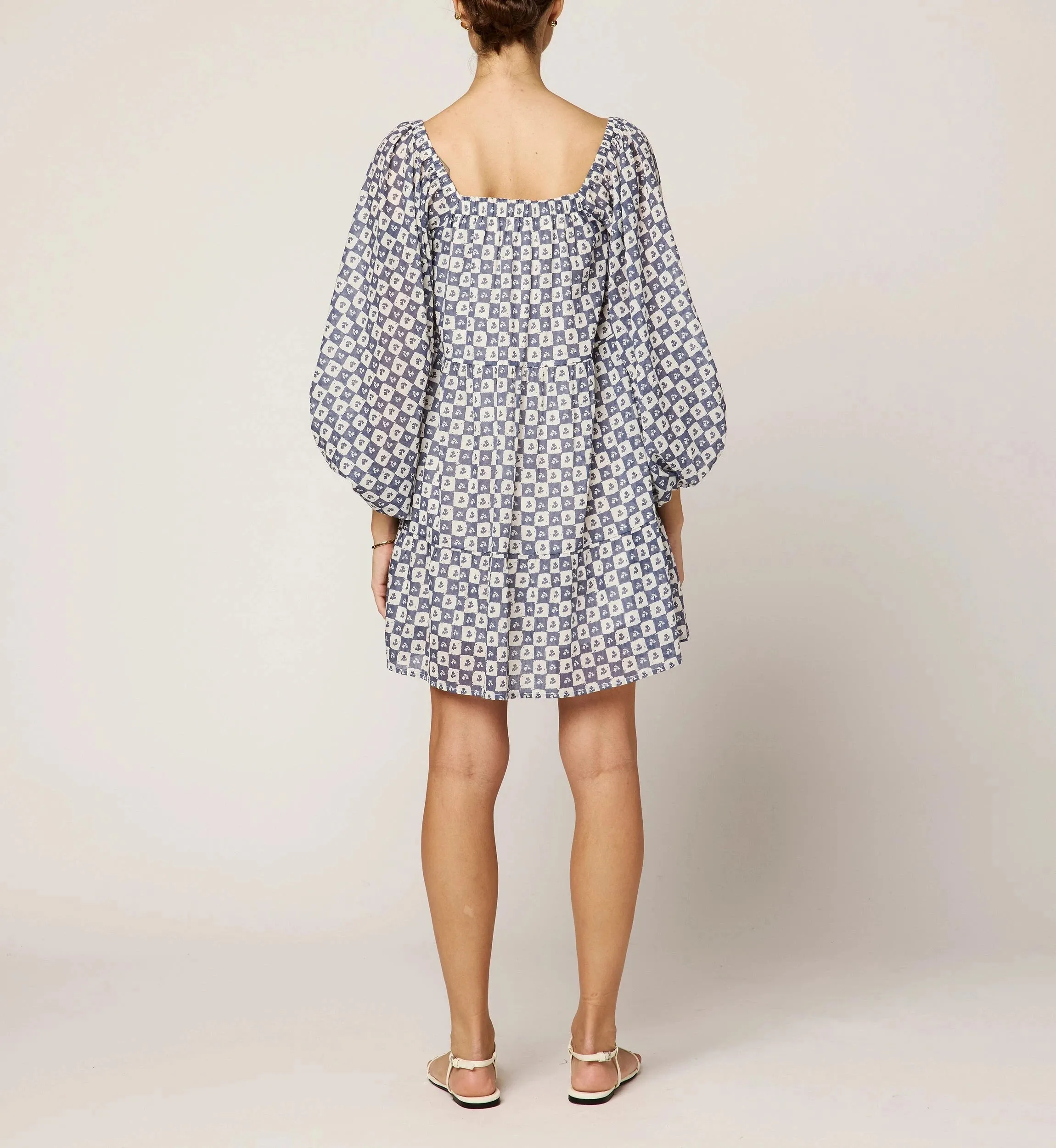 Hattie Mini Dress | Piazze Check sold by Cleobella product image thumbnail 5