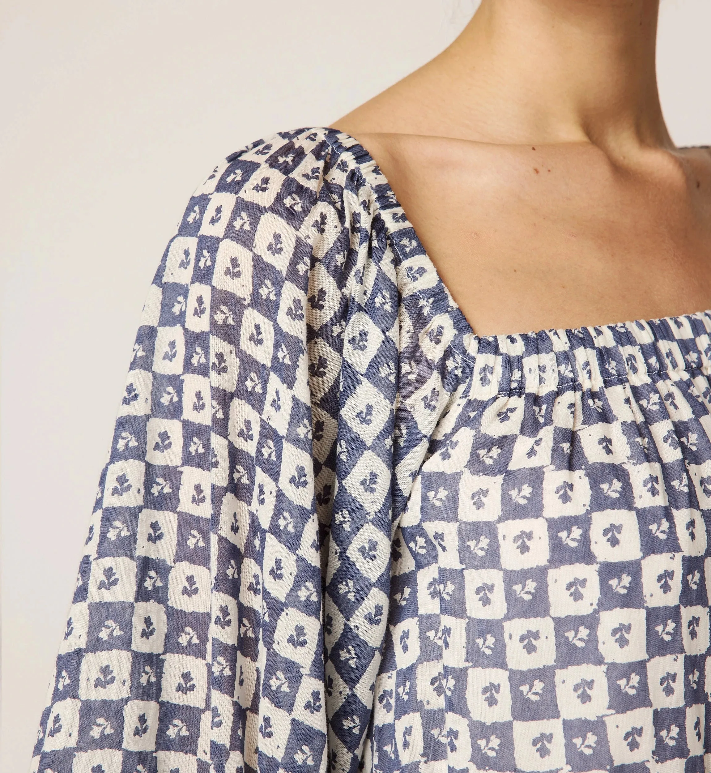 Hattie Mini Dress | Piazze Check sold by Cleobella product image thumbnail 3