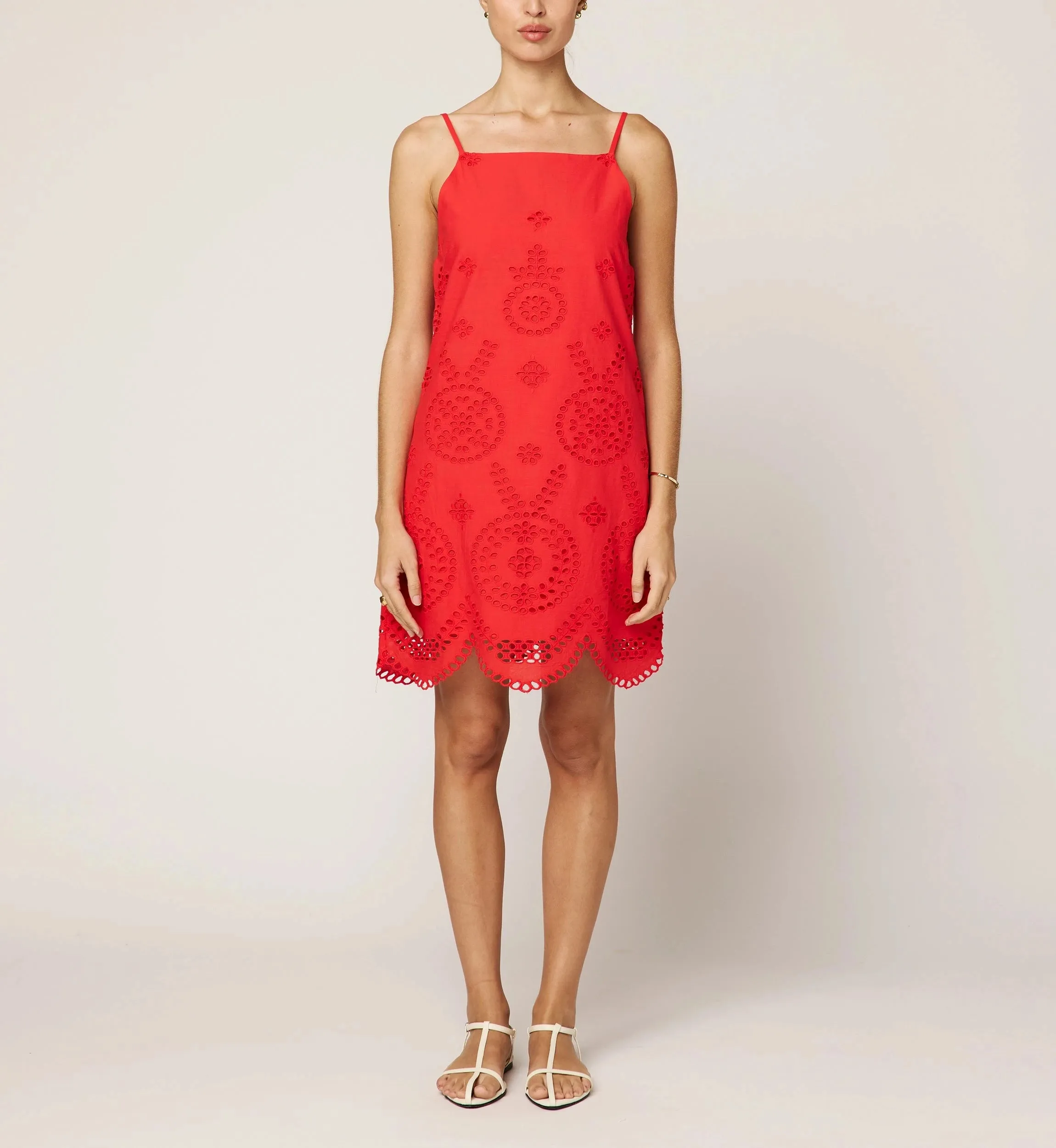 Thandi Mini Dress | Poppy Red sold by Cleobella product image thumbnail 2