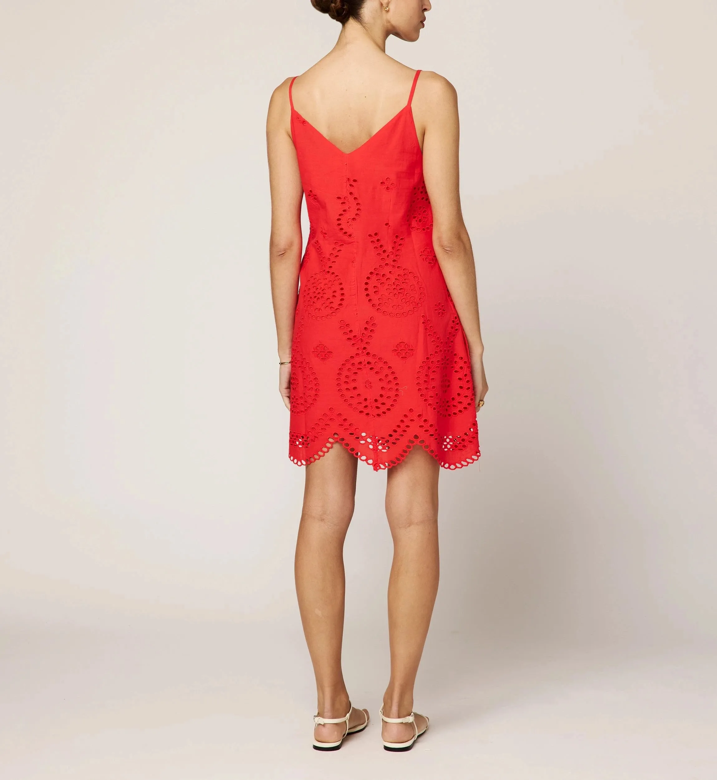 Thandi Mini Dress | Poppy Red sold by Cleobella product image thumbnail 5
