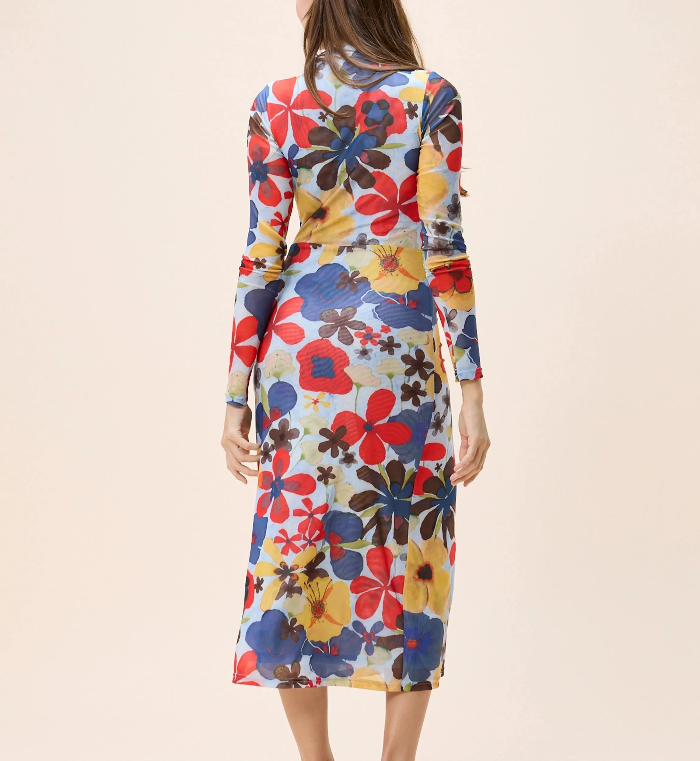 Katya Midi Dress | Foraged Violets Heather sold by Cleobella product image thumbnail 5
