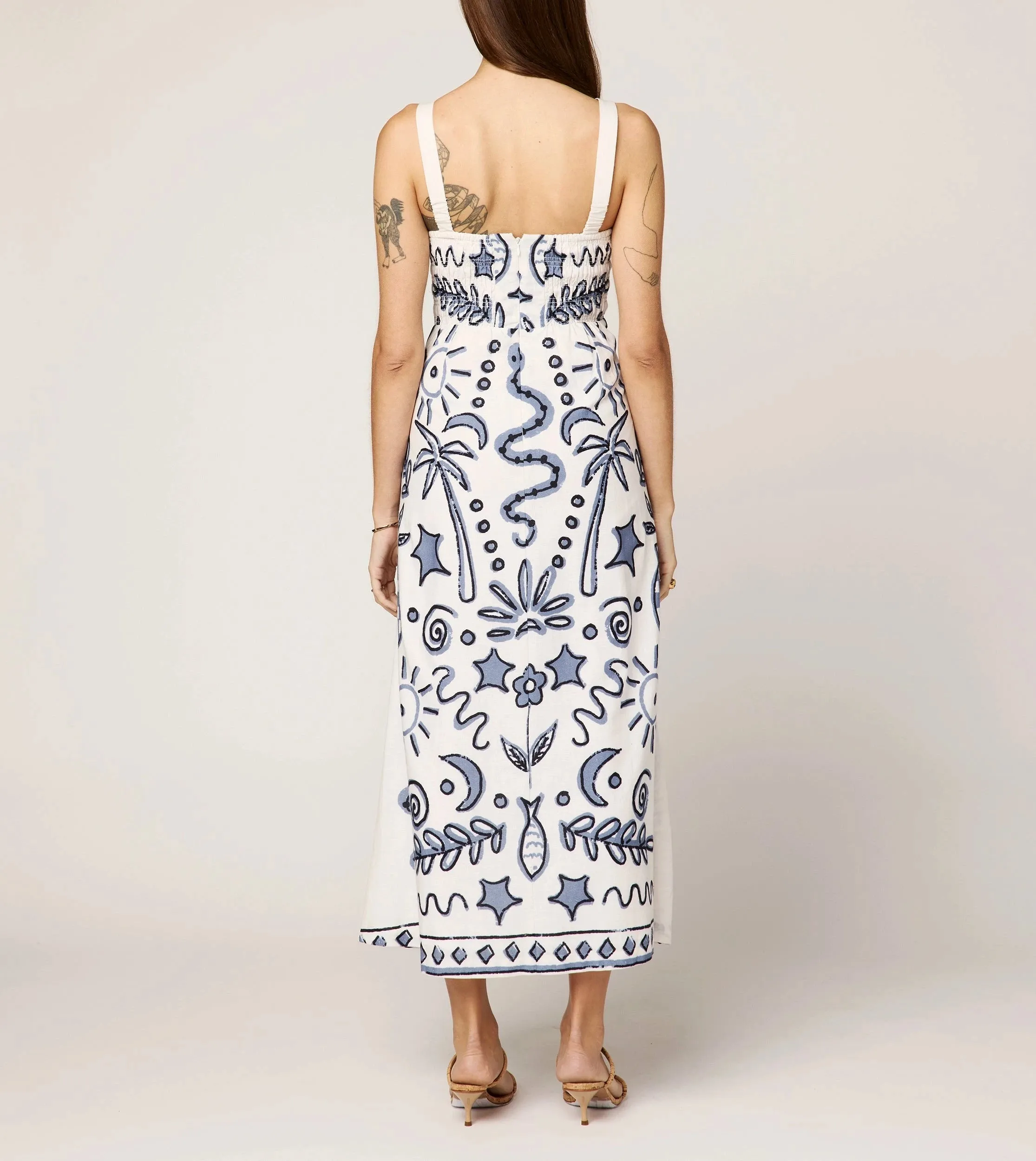 Shelly Ankle Dress | Verona sold by Cleobella product image thumbnail 4