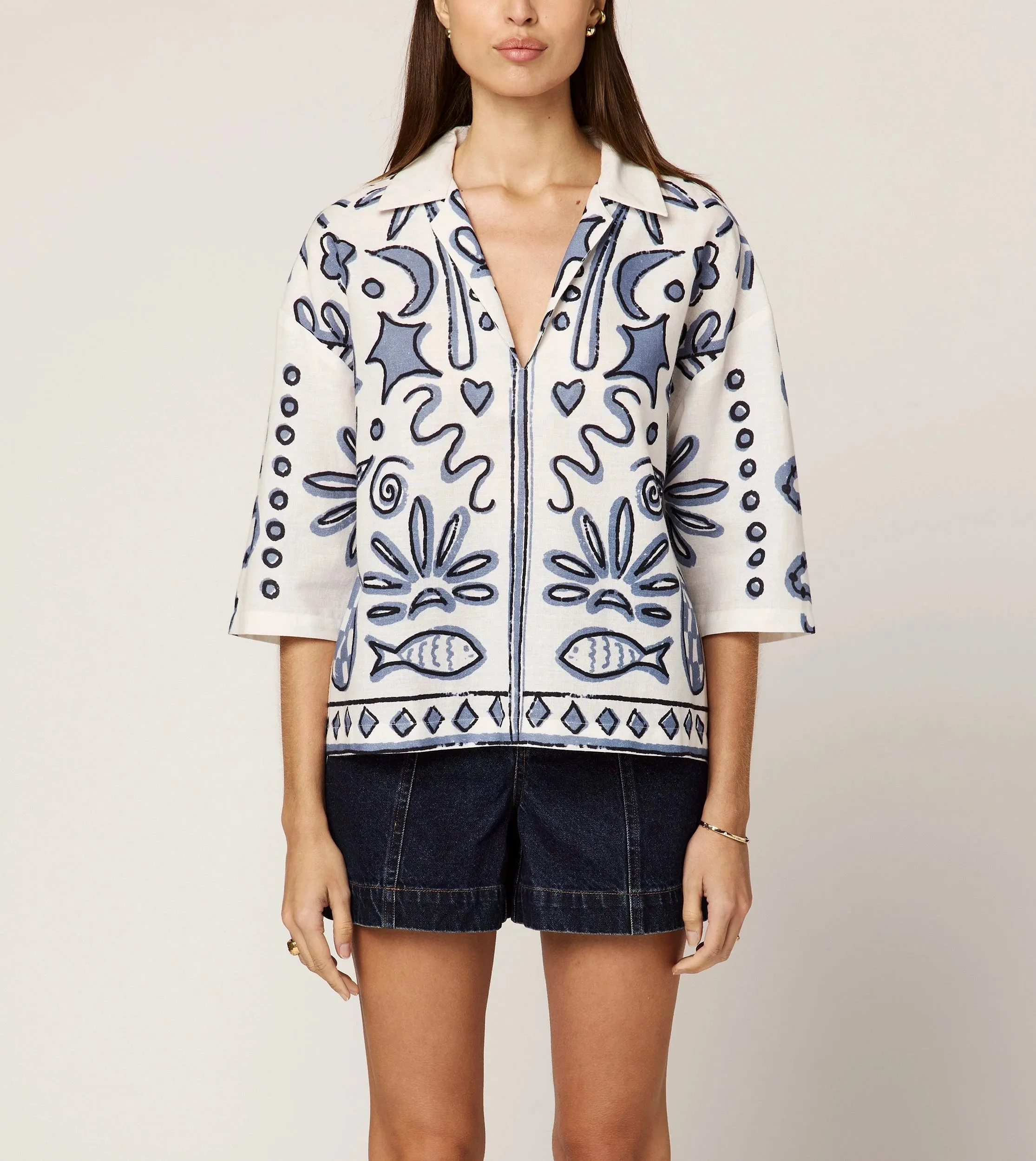 Meredith Blouse | Verona sold by Cleobella product image thumbnail 2