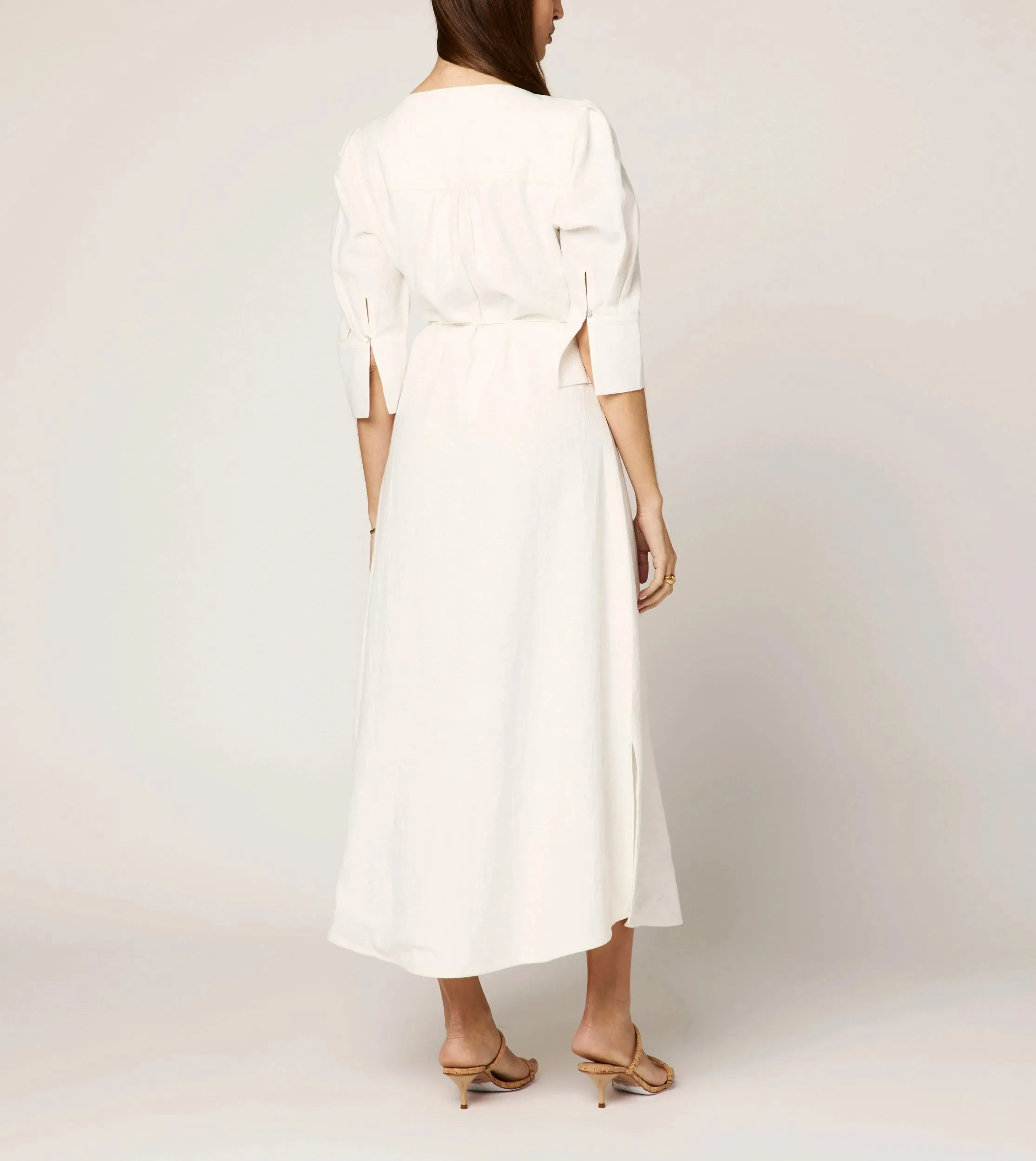 Paria Midi Dress | Ivory sold by Cleobella product image thumbnail 2