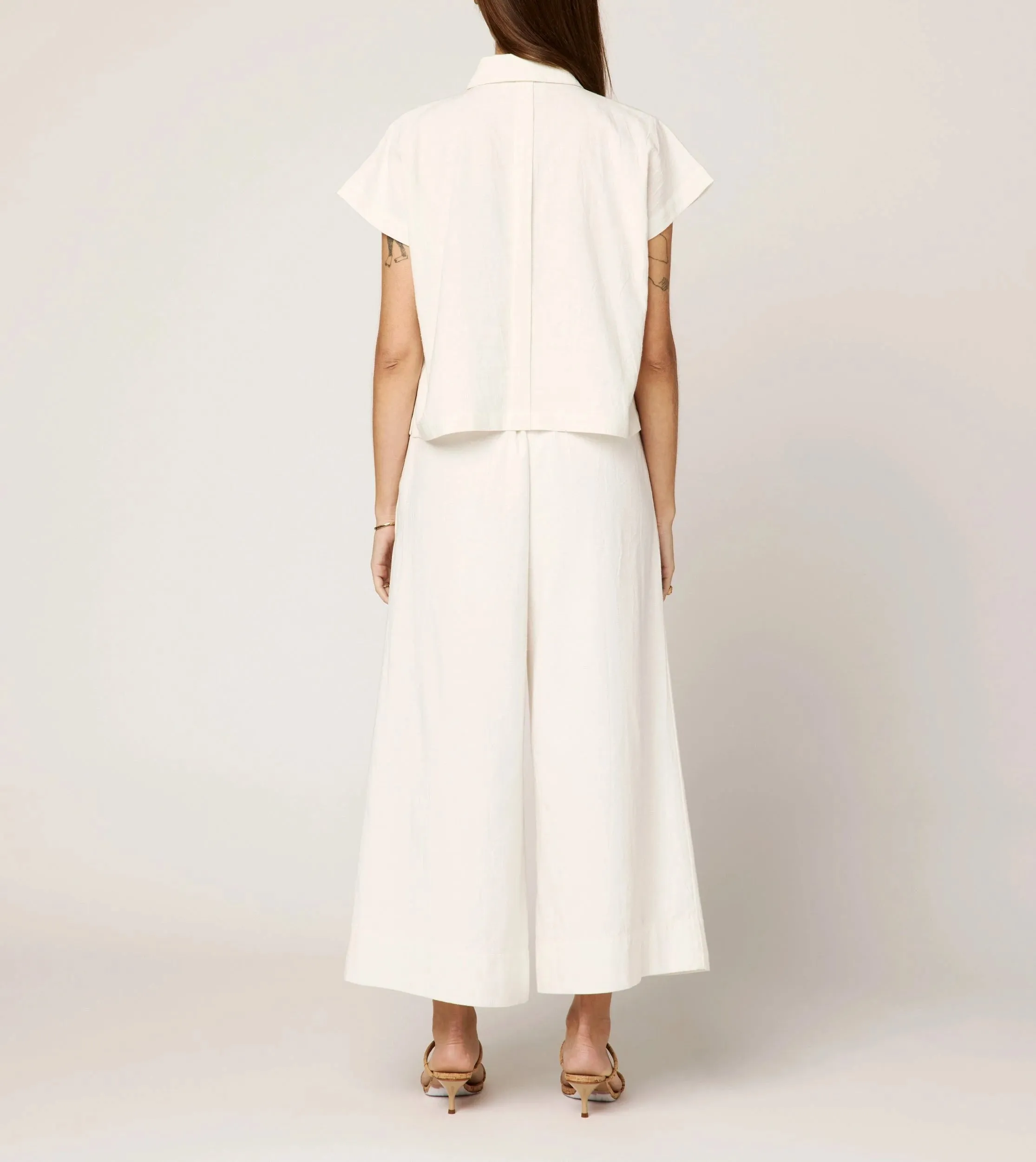 Manui Pant | Ivory sold by Cleobella product image thumbnail 4