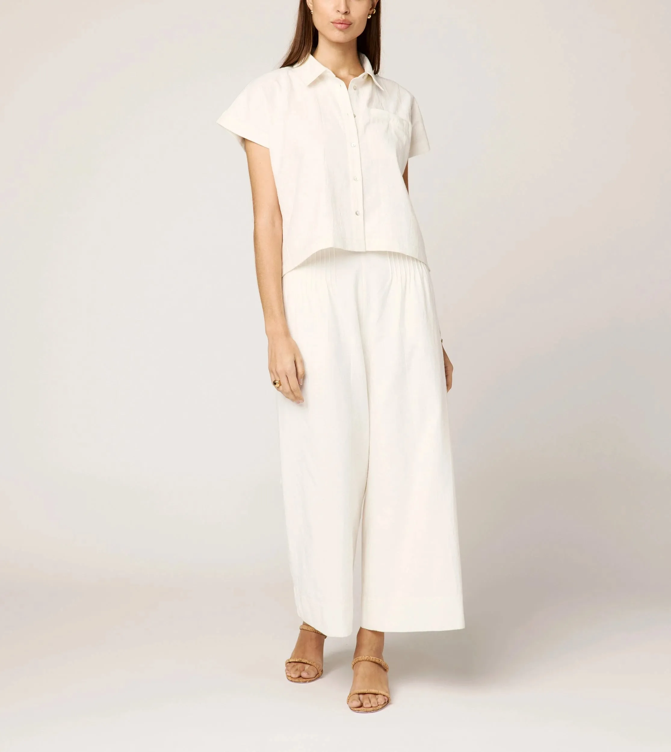 Manui Pant | Ivory sold by Cleobella product image thumbnail 3