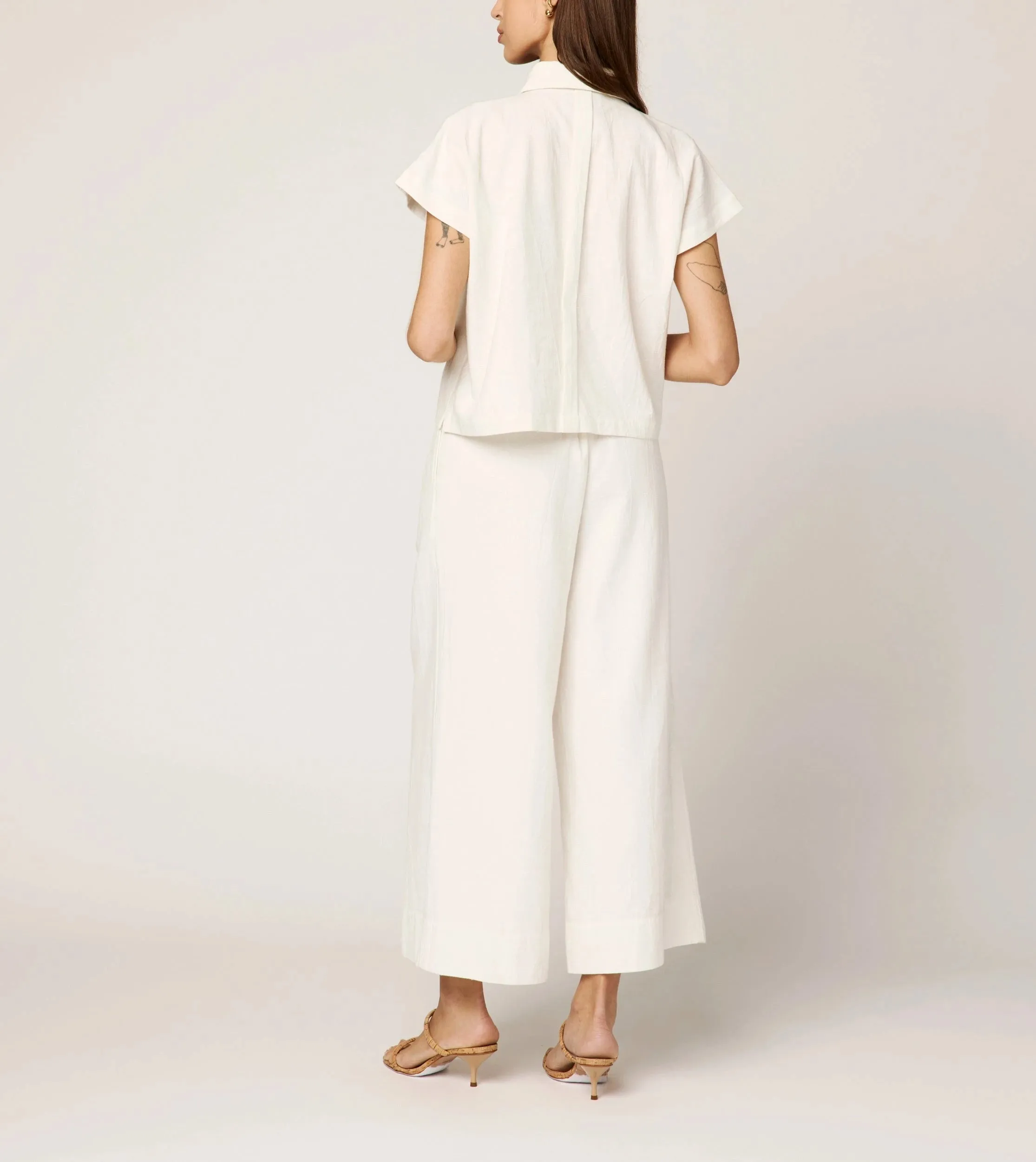 Kalora Blouse | Ivory sold by Cleobella product image thumbnail 3