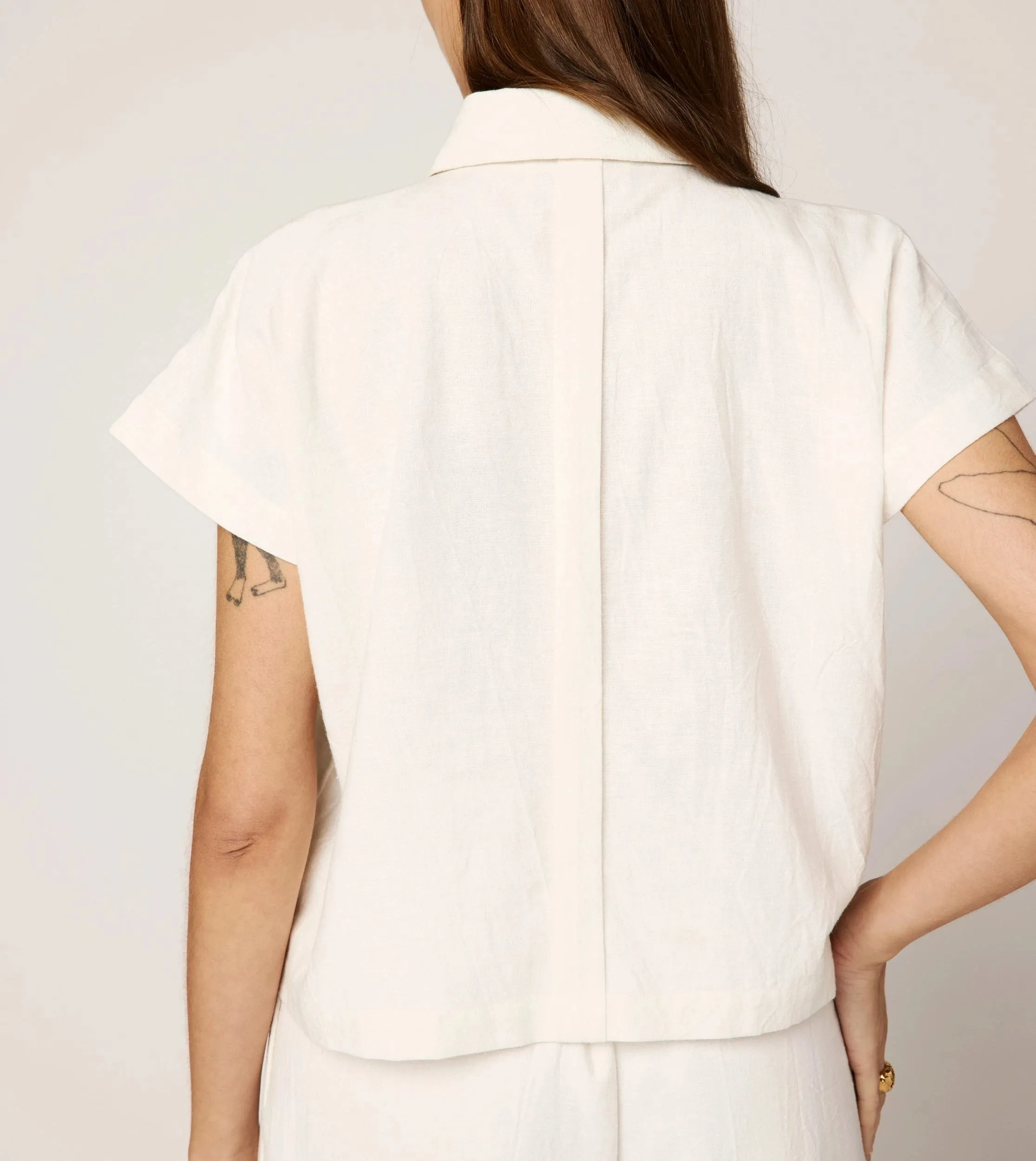 Kalora Blouse | Ivory sold by Cleobella product image thumbnail 4