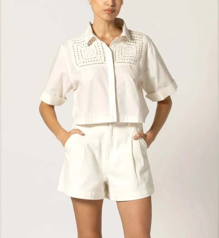 Archie Short | Ecru sold by Cleobella