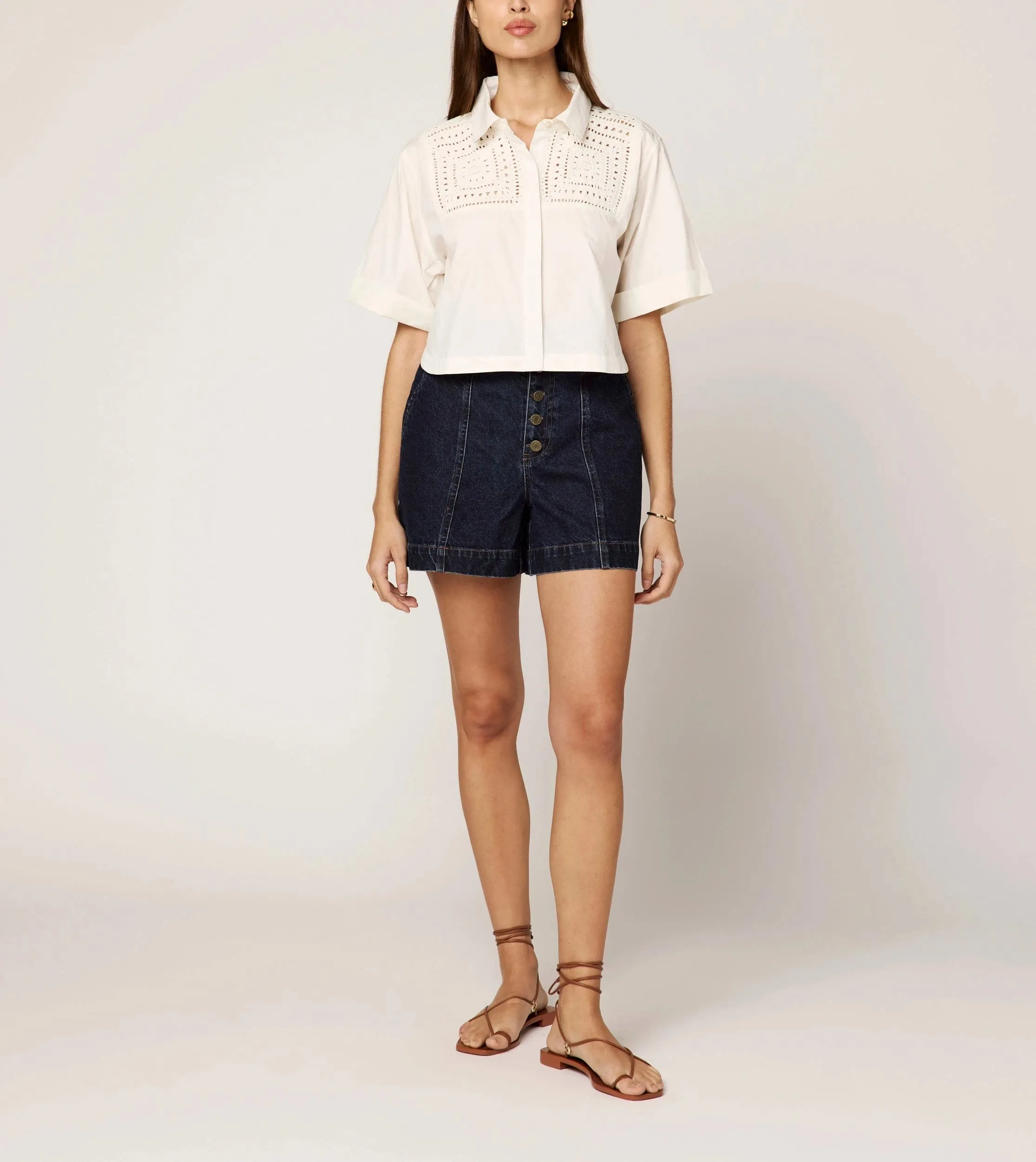 Montana Blouse | Ivory sold by Cleobella product image thumbnail 2