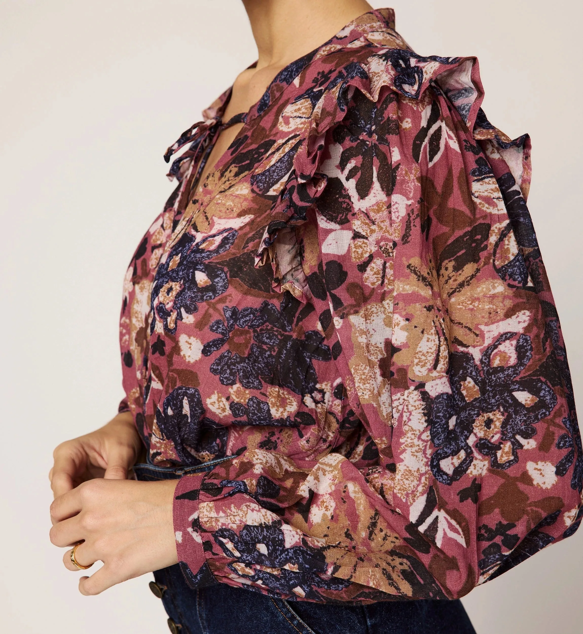 Priya Blouse | Bergamo sold by Cleobella product image thumbnail 3