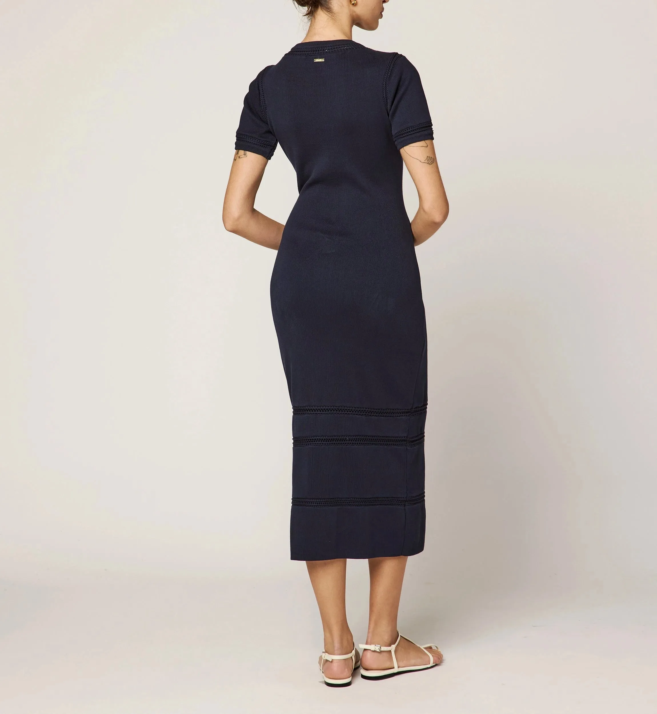 Morisette Midi Dress | Midnight Blue sold by Cleobella product image thumbnail 2