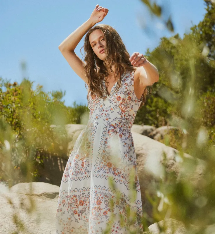 Constance Ankle Dress | La Ramos sold by Cleobella