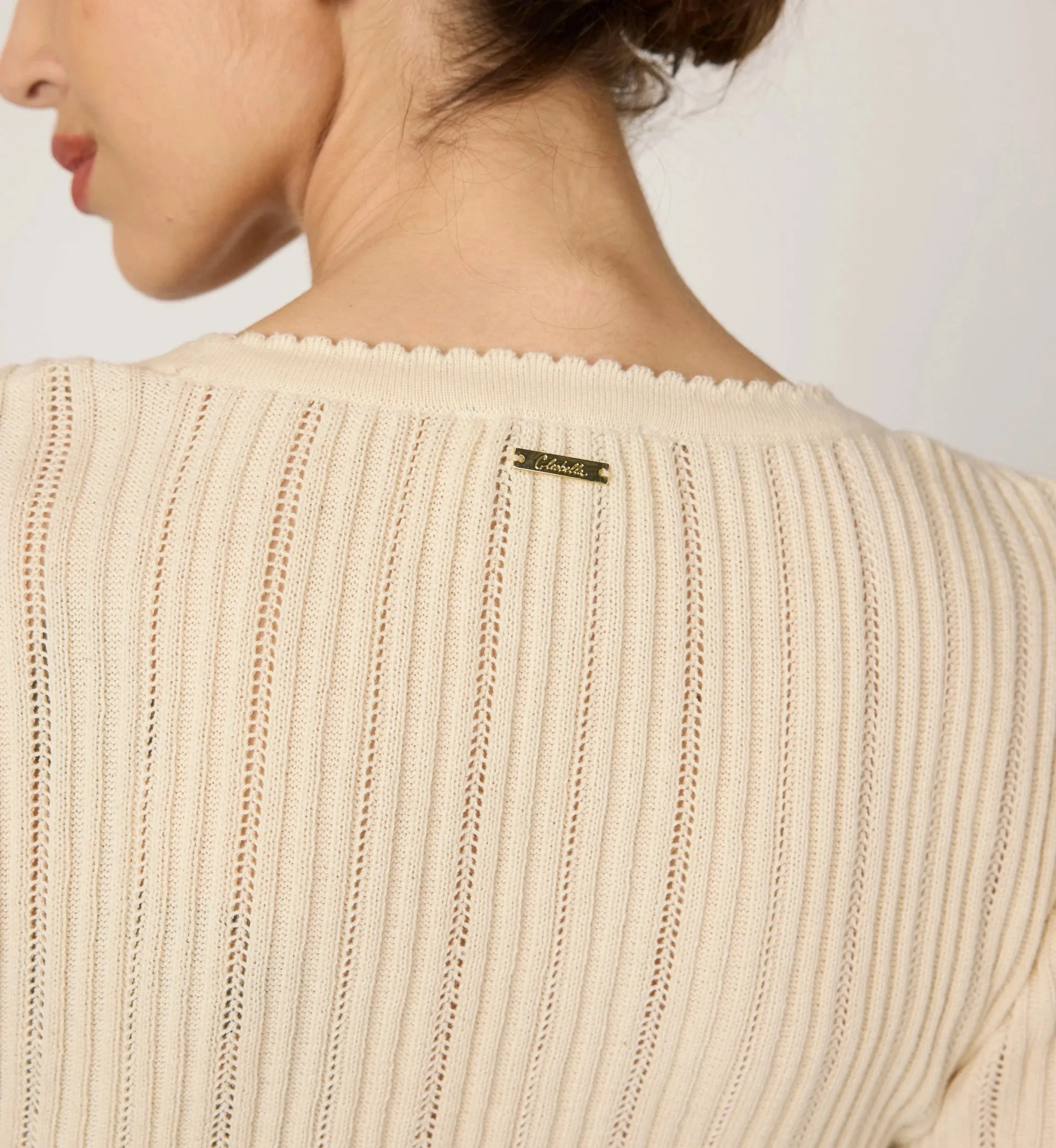 Zoe Sweater | Ivory sold by Cleobella product image thumbnail 5