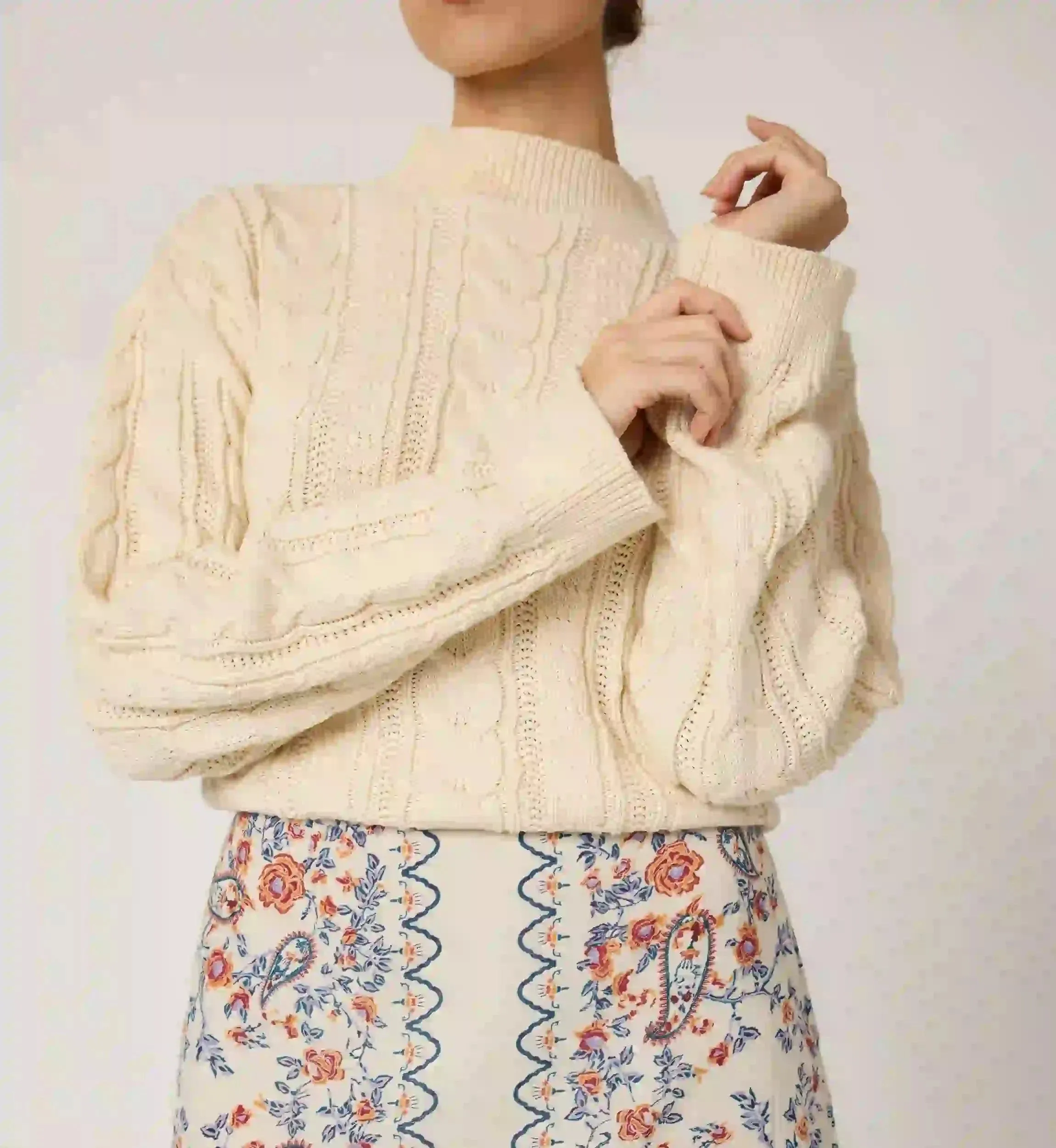 Janie Sweater | Ivory sold by Cleobella