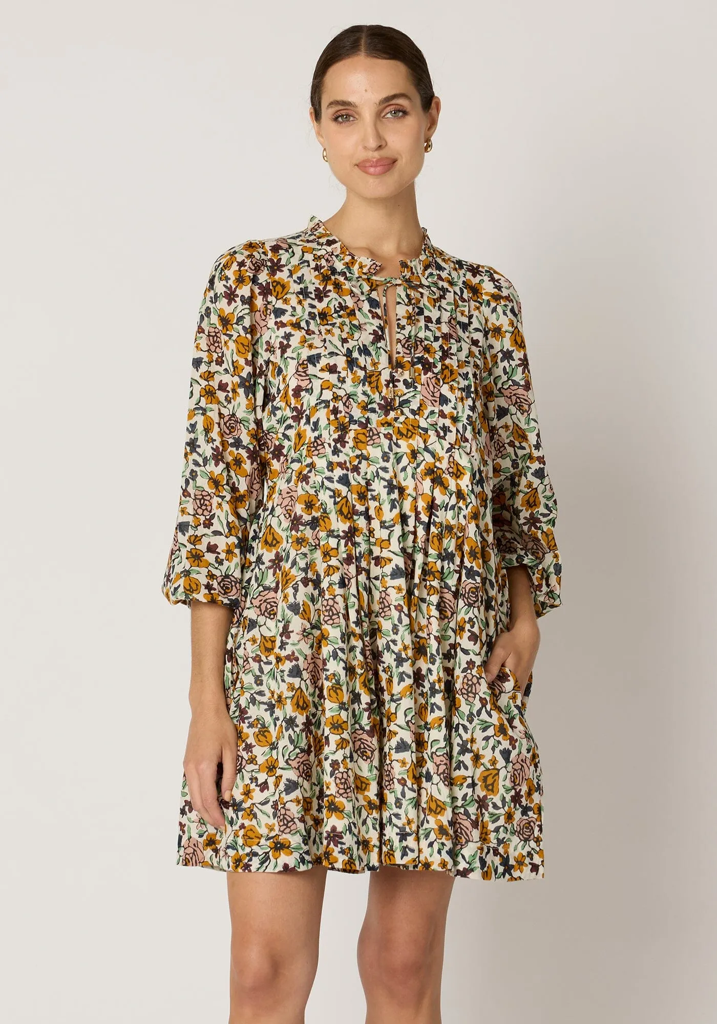 Scarlet Mini Dress | Wild Cosmos sold by Cleobella